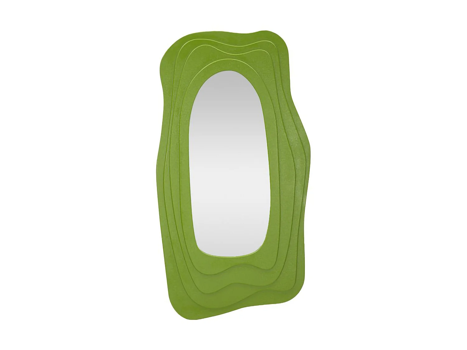 Miroir Pregola, Structure en Bois Nobilité, 4x165h cm Vert
