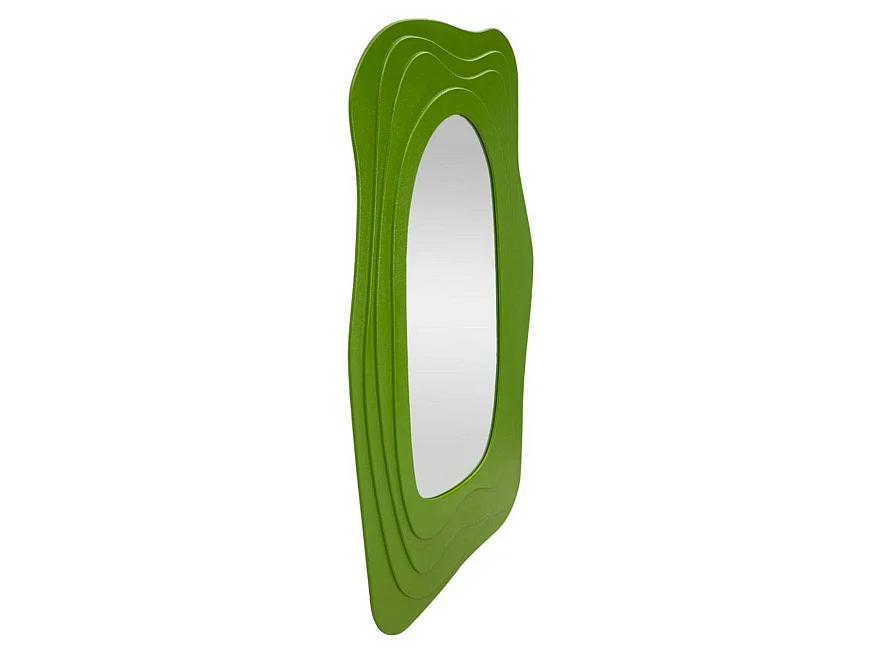 Miroir Pregola, Structure en Bois Nobilité, 4x165h cm Vert
