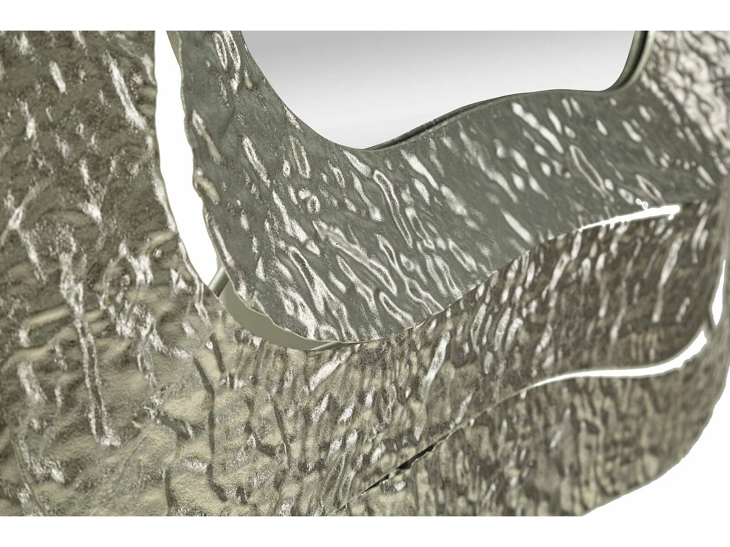Miroir Casella, Structure Métallique, 7x79h cm Argent