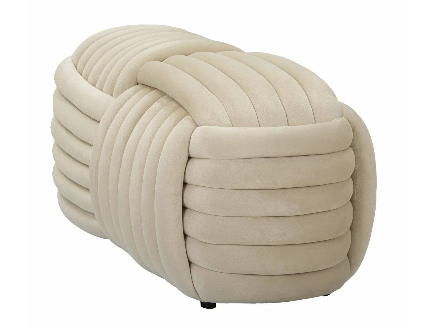 Calcea bank, draagvermogen 150 kg, 90x45x45h cm crèmewit, frame van gemelamineerd hout, zithoogte 45 cm