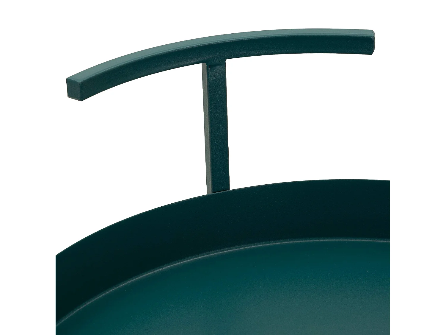 Carrello Ganamo, 2 Ripiani, 45x35x65h cm Verde, Ruote, Materiale Ripiano in Metallo