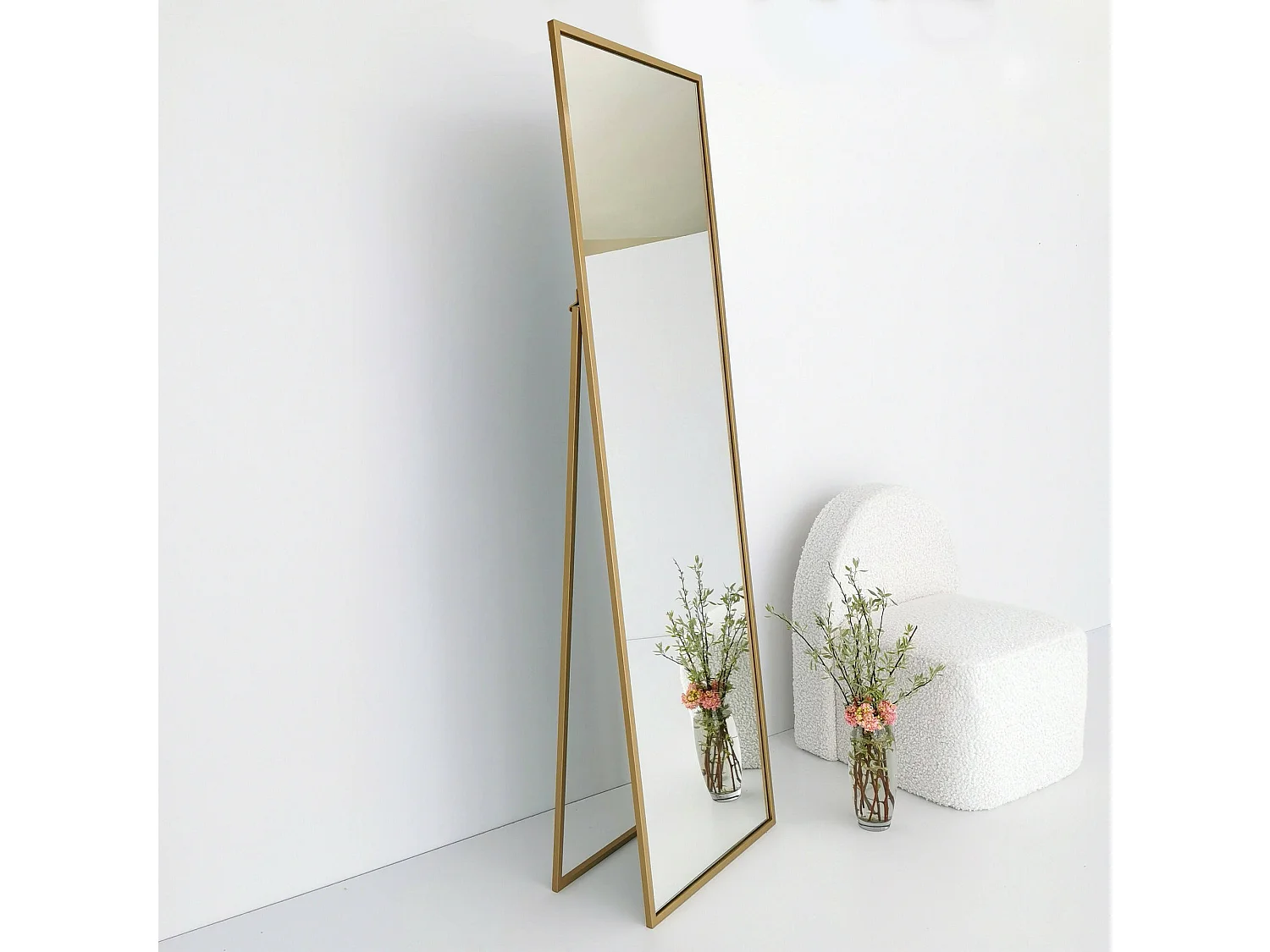 Spiegel Ronzone, 50x170h cm goud,