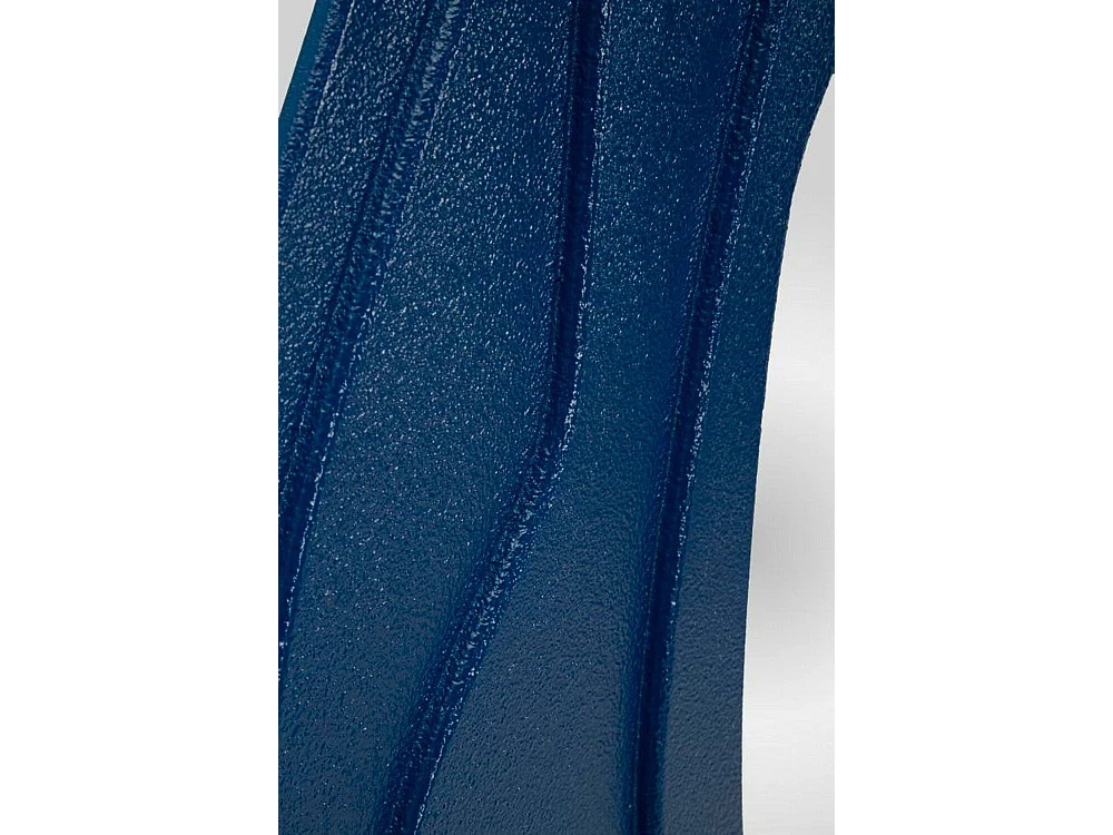Brennero spiegel, structuurmateriaal van glas, 90x97h cm blauw,