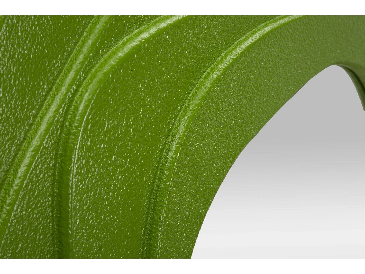 Brennero spiegel, glazen structuur, 90x97h cm groen,