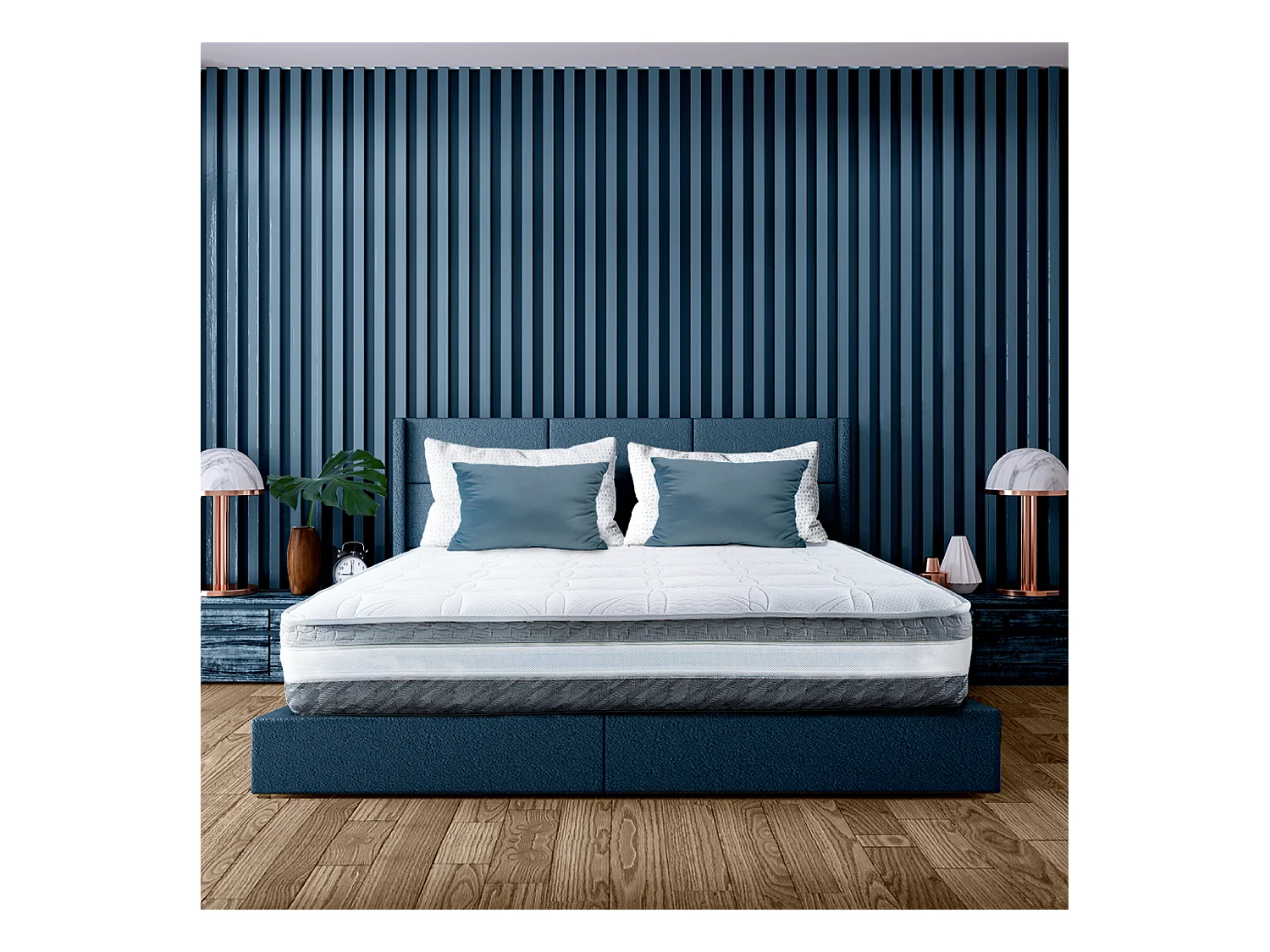 Materasso 120 x 200 Una Piazza e Mezza,Molle Insacchettate,Memory Foam