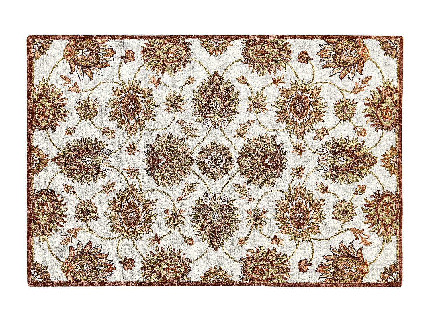 Tapis EZINE Beige 160 x 230 cm Laine