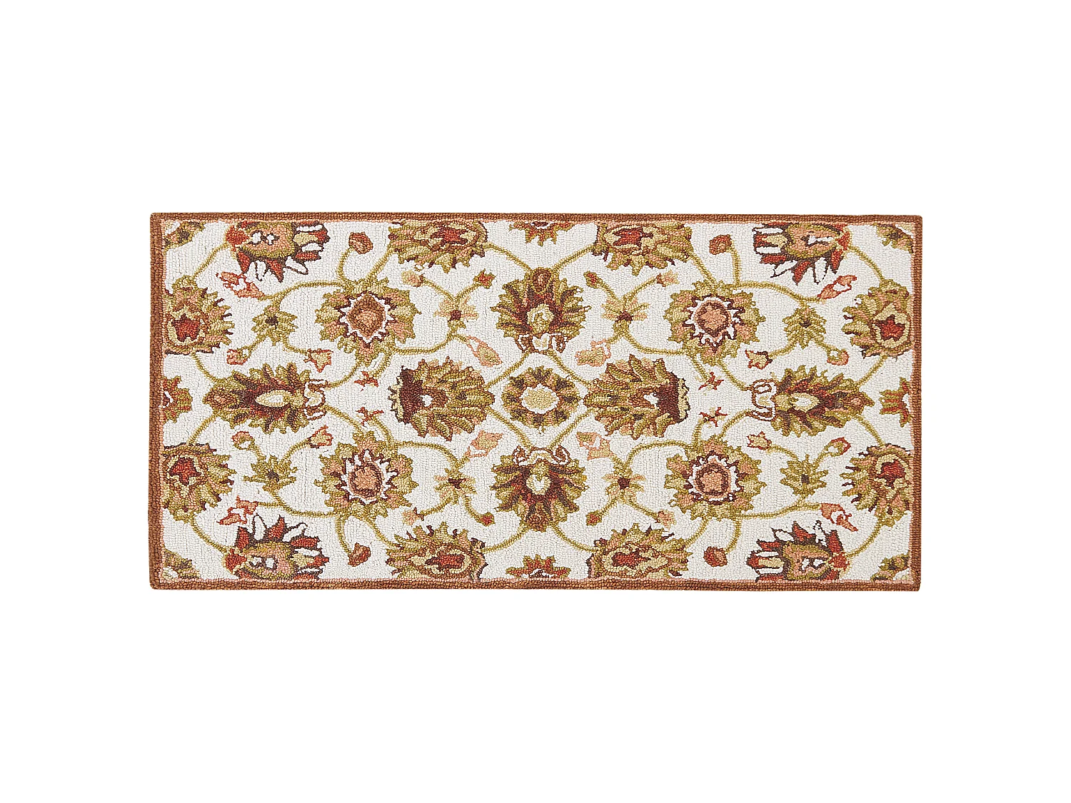 Vloerkleed vintage beige/bruin 80 x 150 cm EZINE