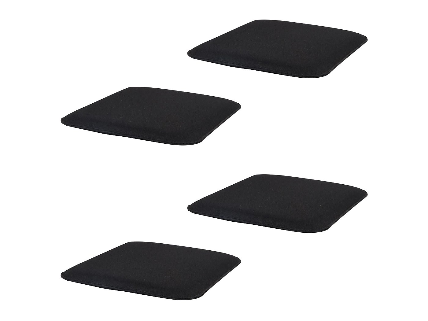 Lot De 2 Coussins De Chaise Carrés, Coussins De Siège En Mousse À