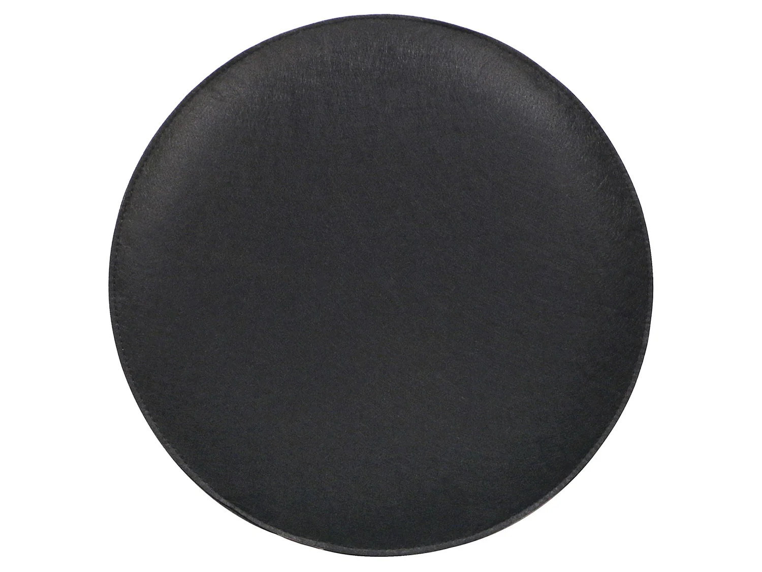 Lot de 4 coussins d'assise JONITA pour chaises de salle à manger ou bureau, galettes de chaise ou fauteuil rondes en feutre noir