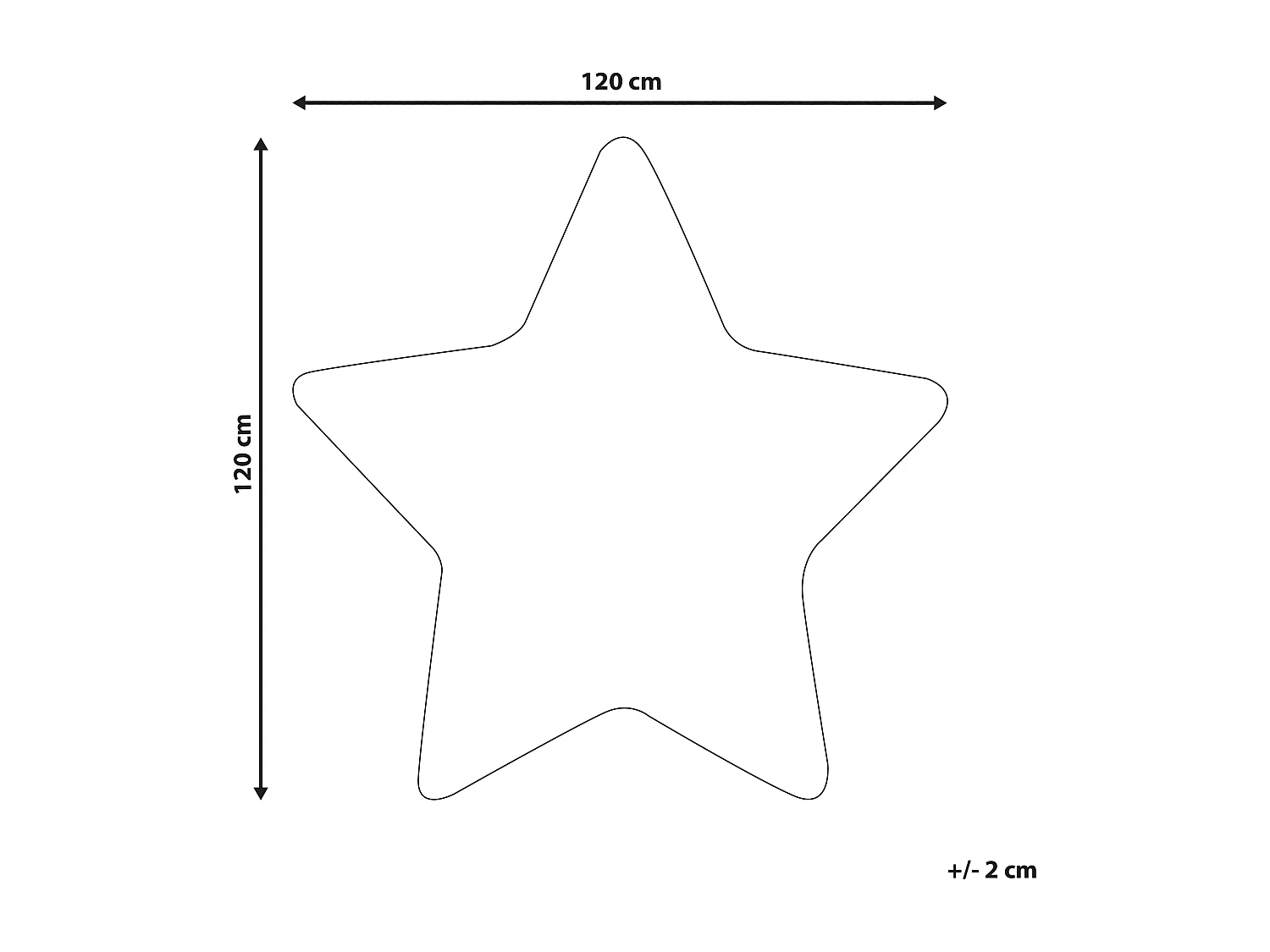 Tapis enfant SIRIUS Bleu clair 120 x 120 cm