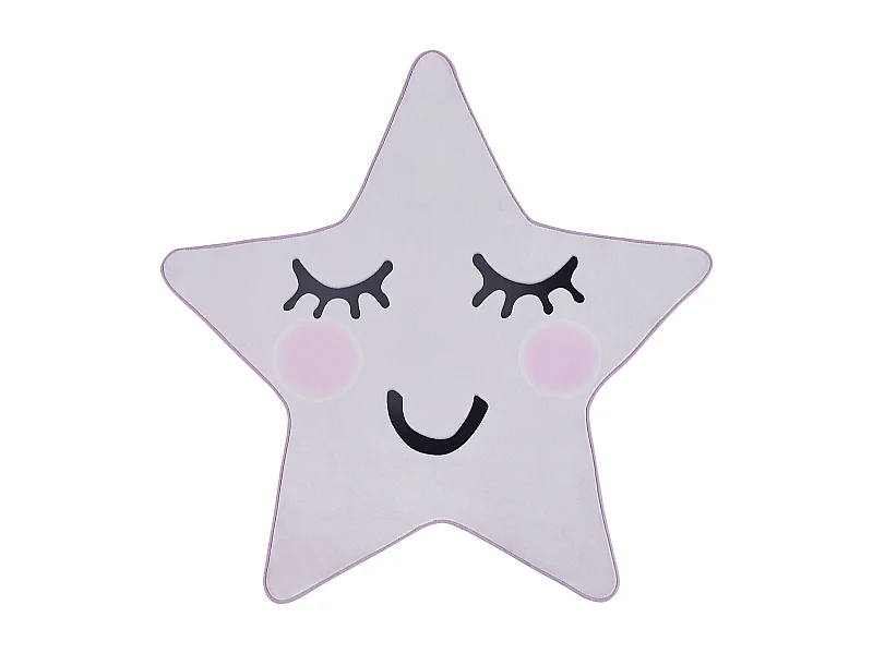 Tapis d'enfant rose 120 x 120 cm SIRIUS
