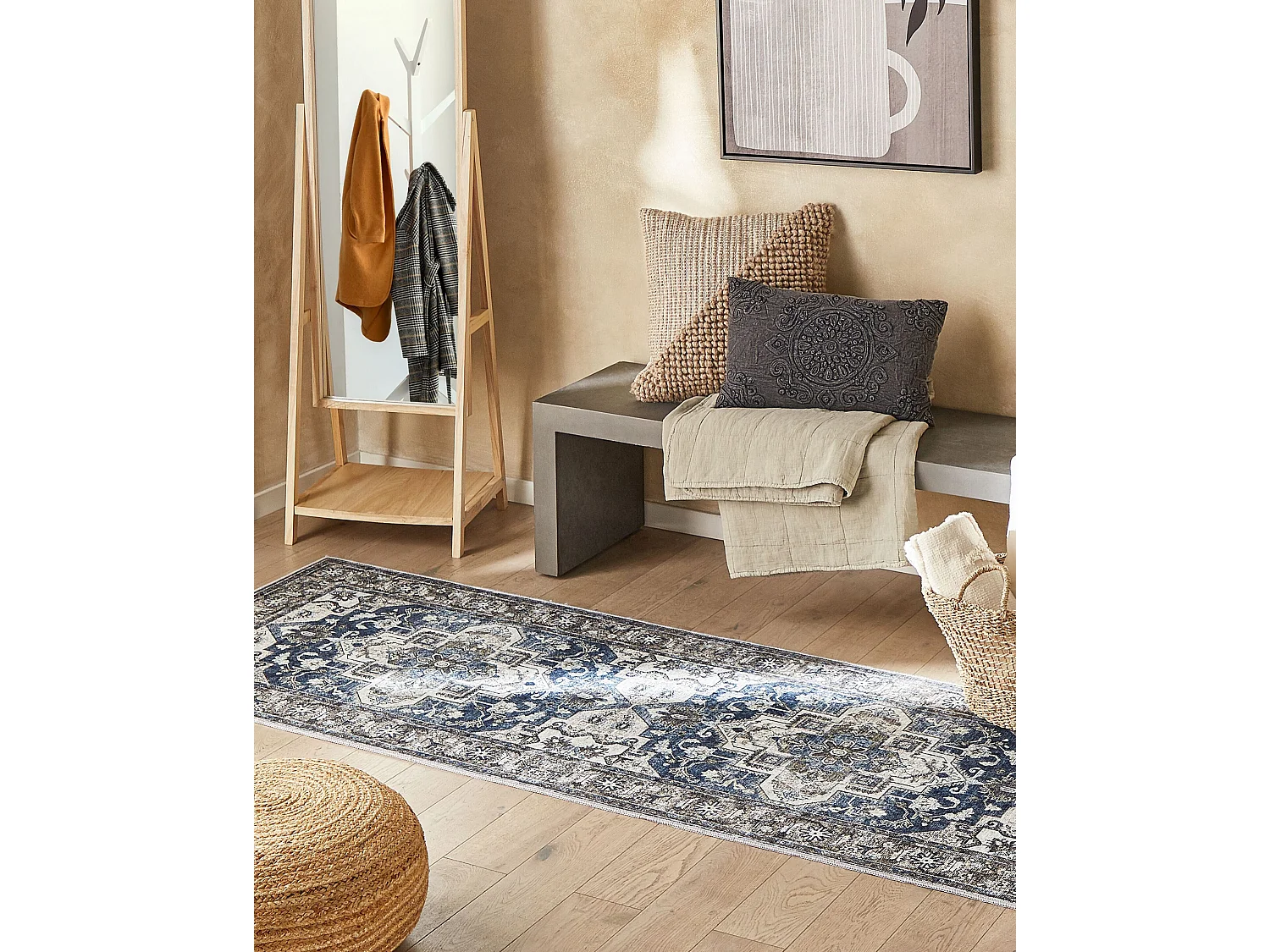 Tapis KOTTAR Bleu 80 x 300 cm