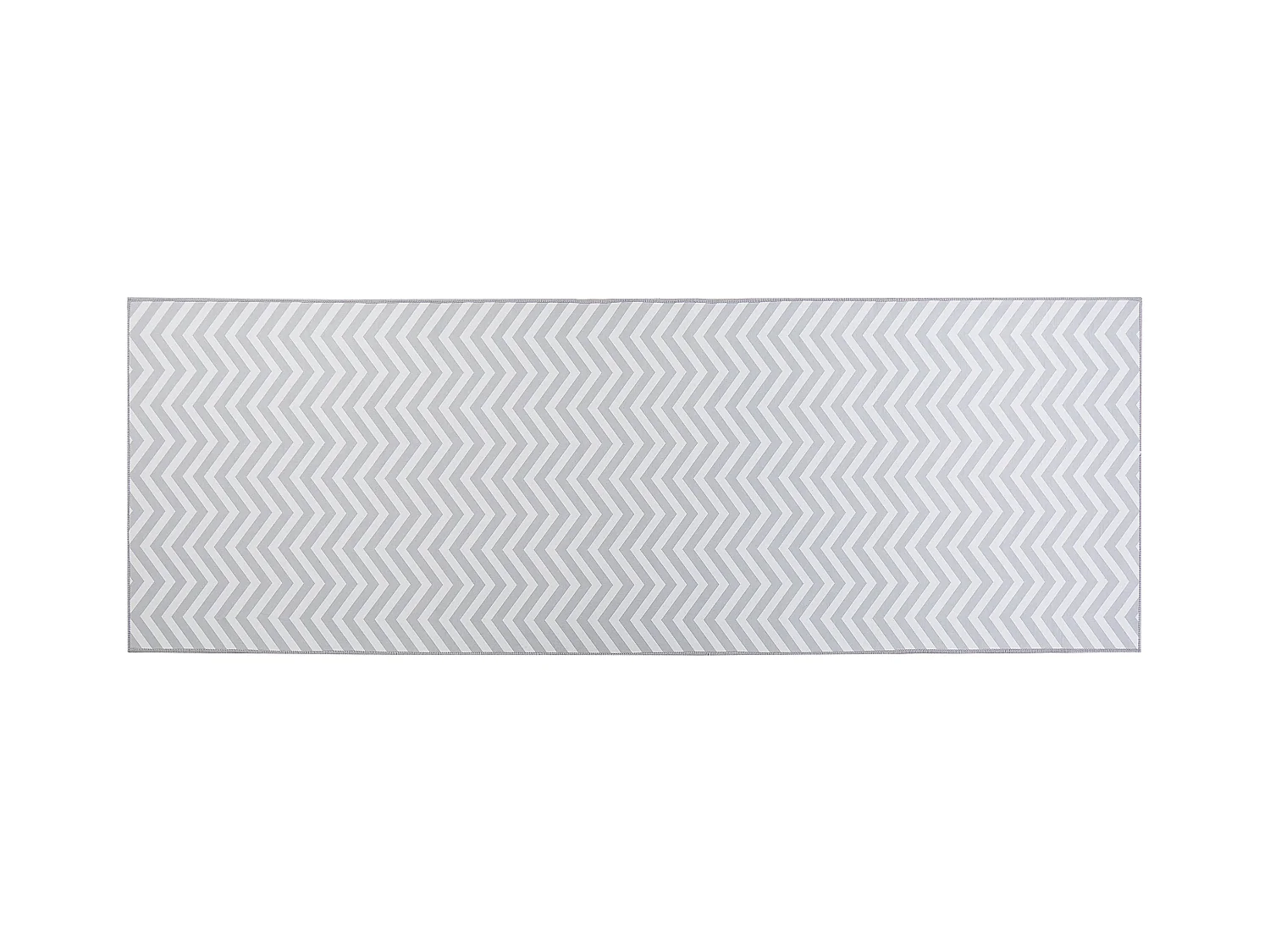 Teppich grau / weiss 70 x 200 cm SAIKHEDA