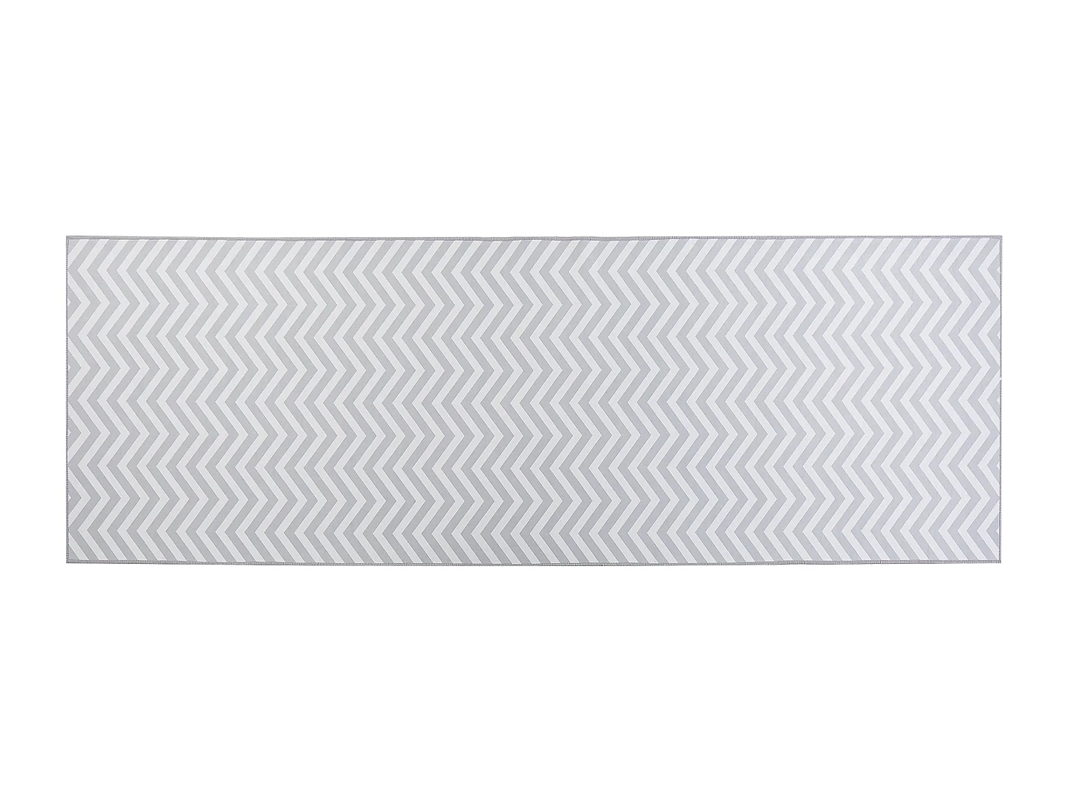 Tapis blanc et gris 70 x 200 cm SAIKHEDA