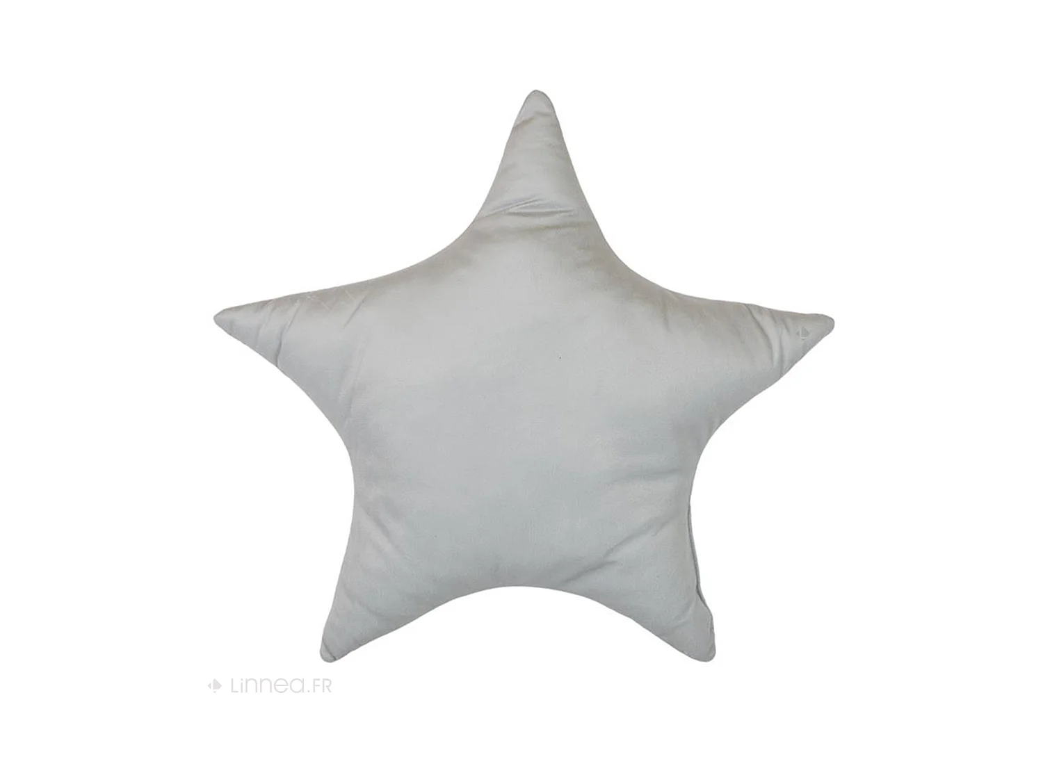 Coussin STELLA forme étoile 37x44 cm 100% polyester Gris