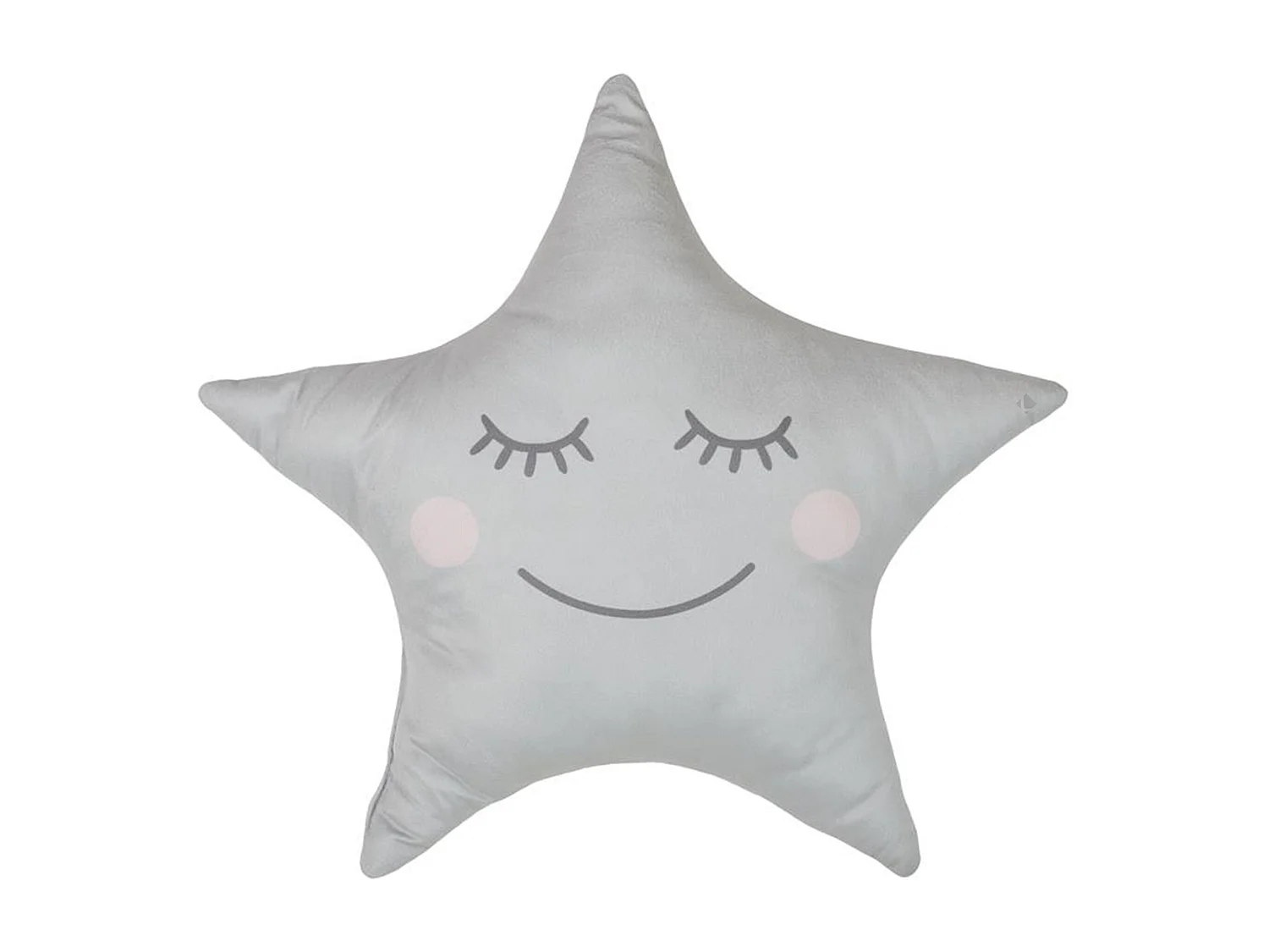 Coussin STELLA forme étoile 37x44 cm 100% polyester Gris