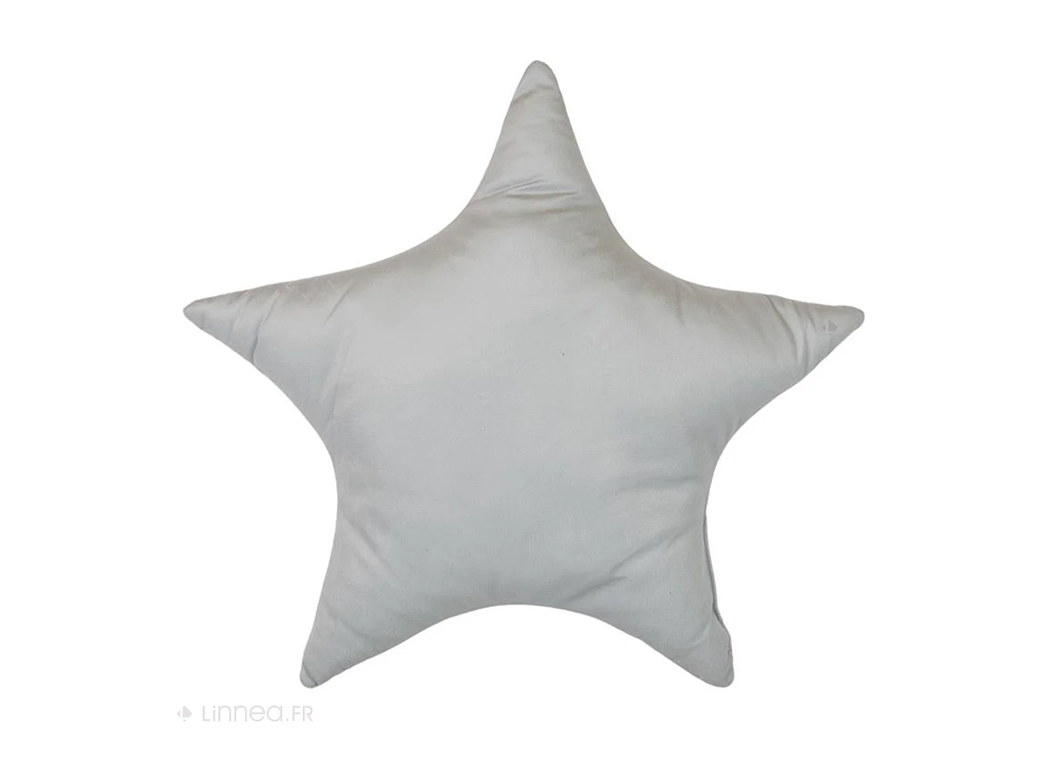 Coussin STELLA forme étoile 37x44 cm 100% polyester Gris