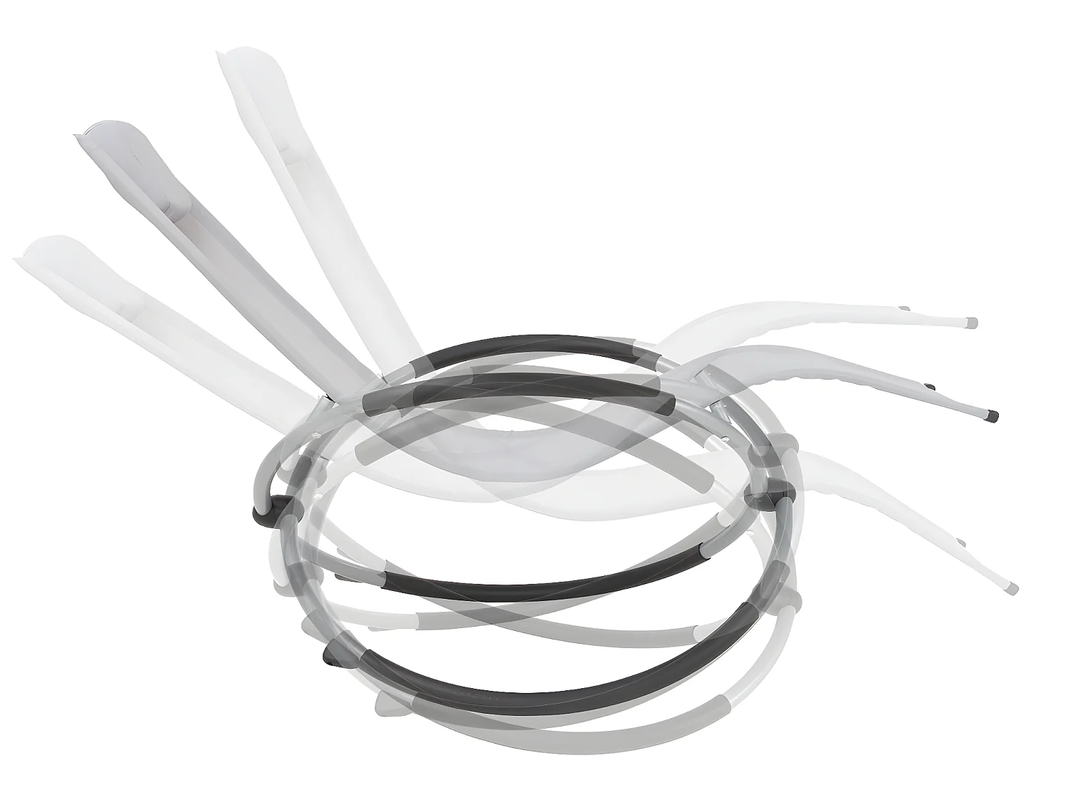 Chaise longue géométrique jardin extérieur pliable chaise relaxation ECD Germany