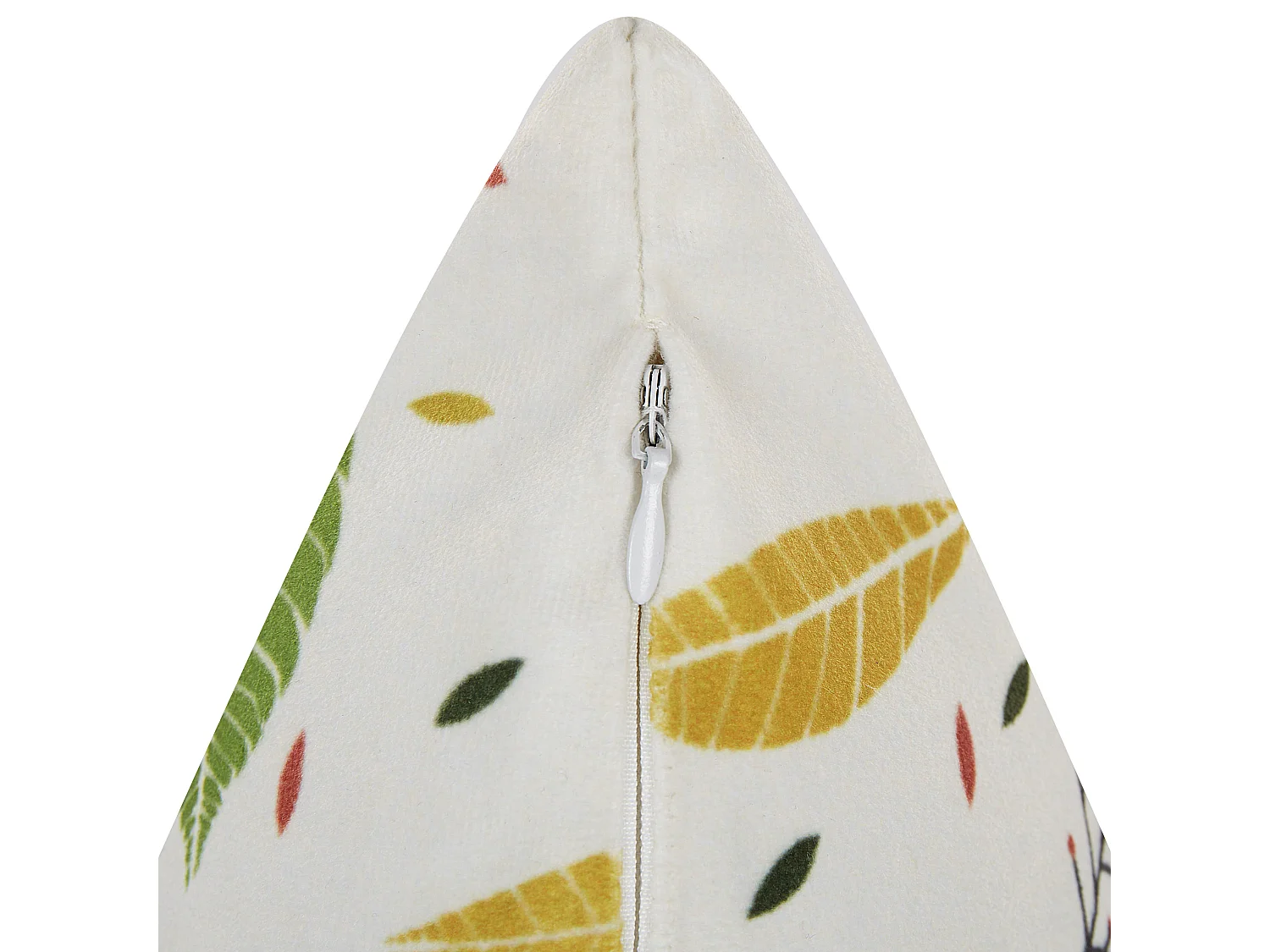 Lot de 2 coussins décoratifs MULLEIN Velours 45 x 45 cm Multicolore Motif de plante