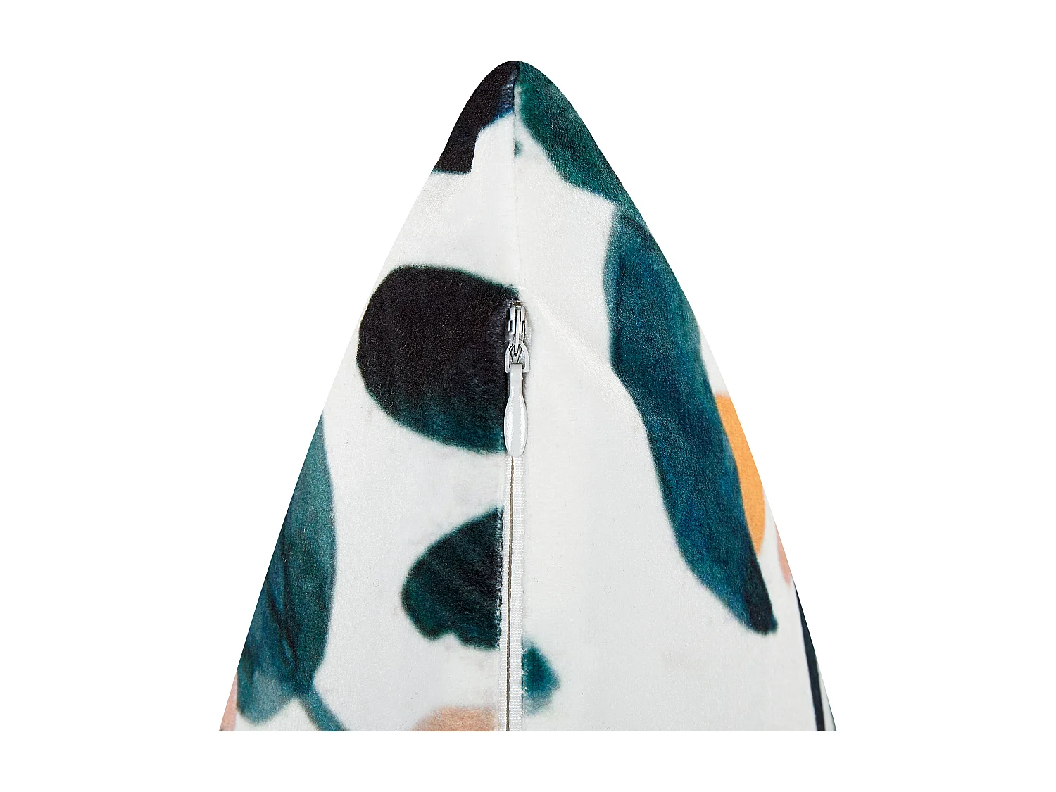 Coussin KNAUTIA Velours 45 x 45 cm Multicolore Motif de plante