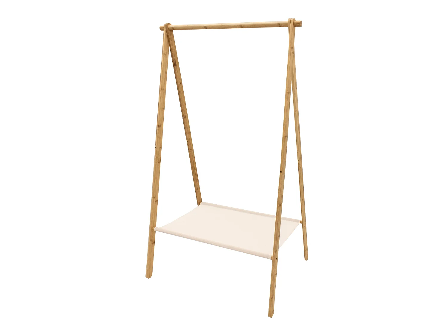 Portemanteau avec étagère en bambou 156 cm ECD Germany