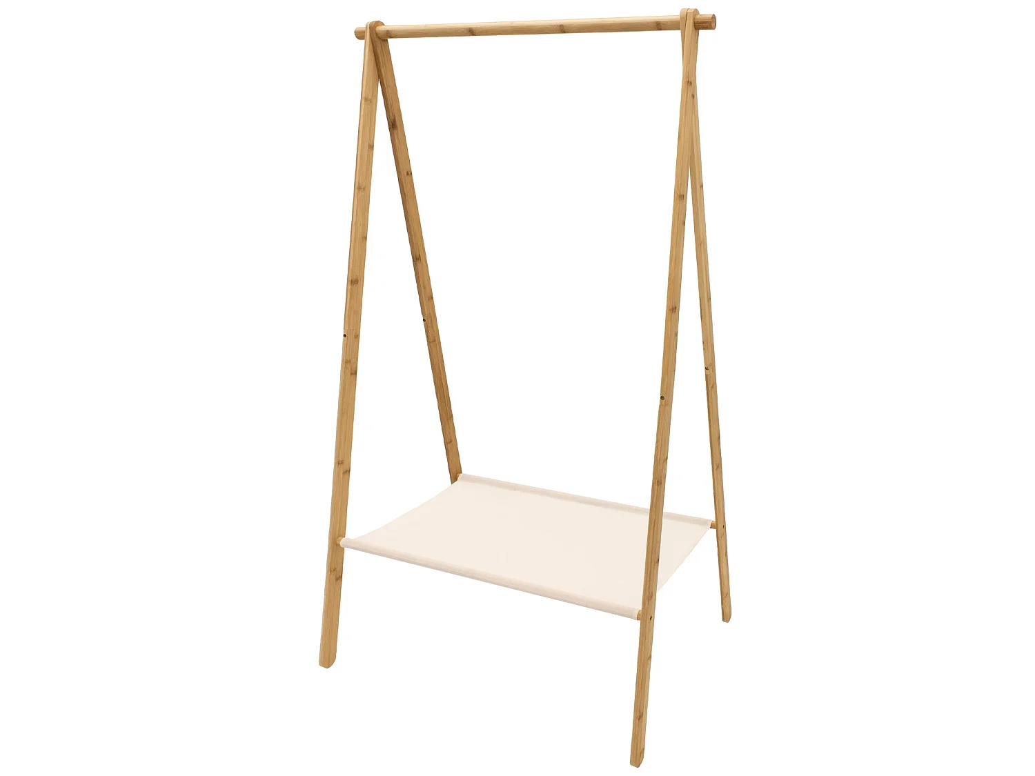 Portemanteau avec étagère en bambou 156 cm ECD Germany