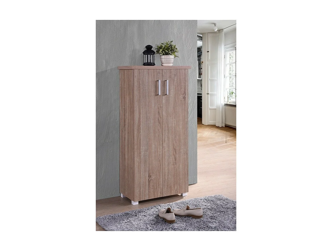 Meuble de rangement, collection MARMARIS, idéal pour votre entrée ou votre buanderie.