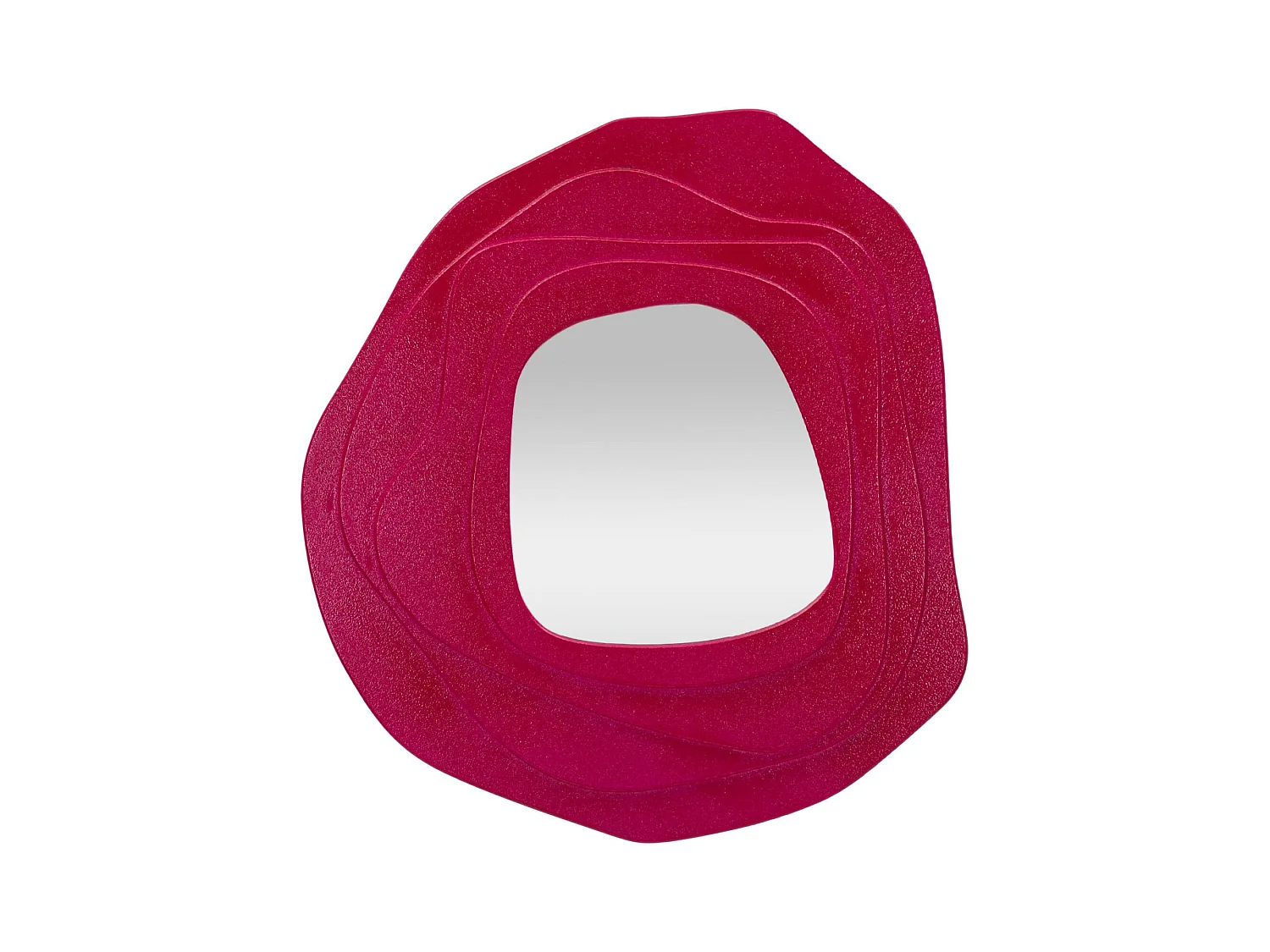 Miroir Brennero, Structure en Bois Nobilité, 4x97h cm Rose Fuchsia