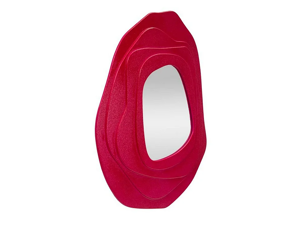 Miroir Brennero, Structure en Bois Nobilité, 4x97h cm Rose Fuchsia