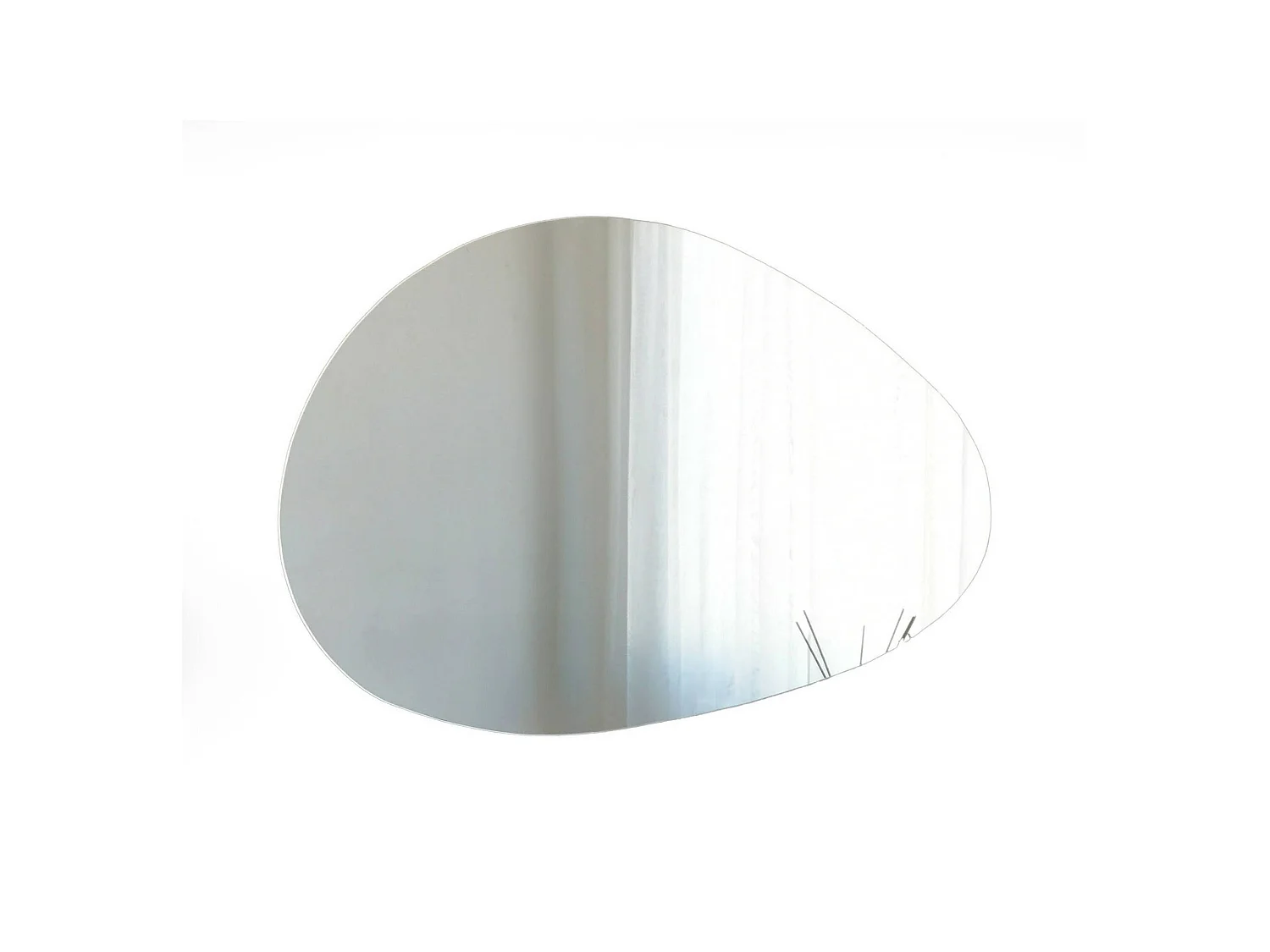 Spiegel Nogaredo, 90x60h cm wit,