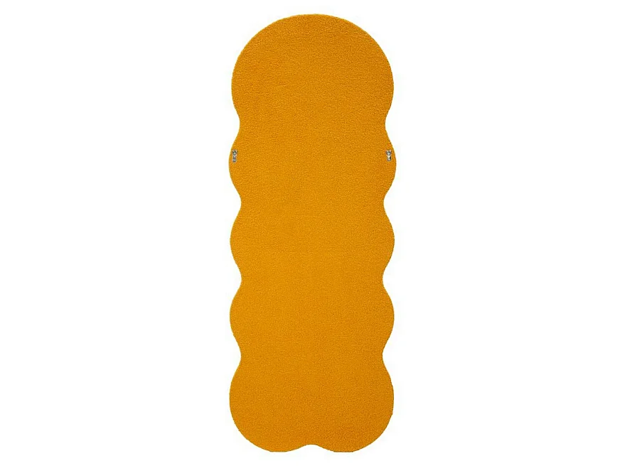 Miroir Bottarone, Structure en Bois Noble, 4x160h cm Jaune Ocre