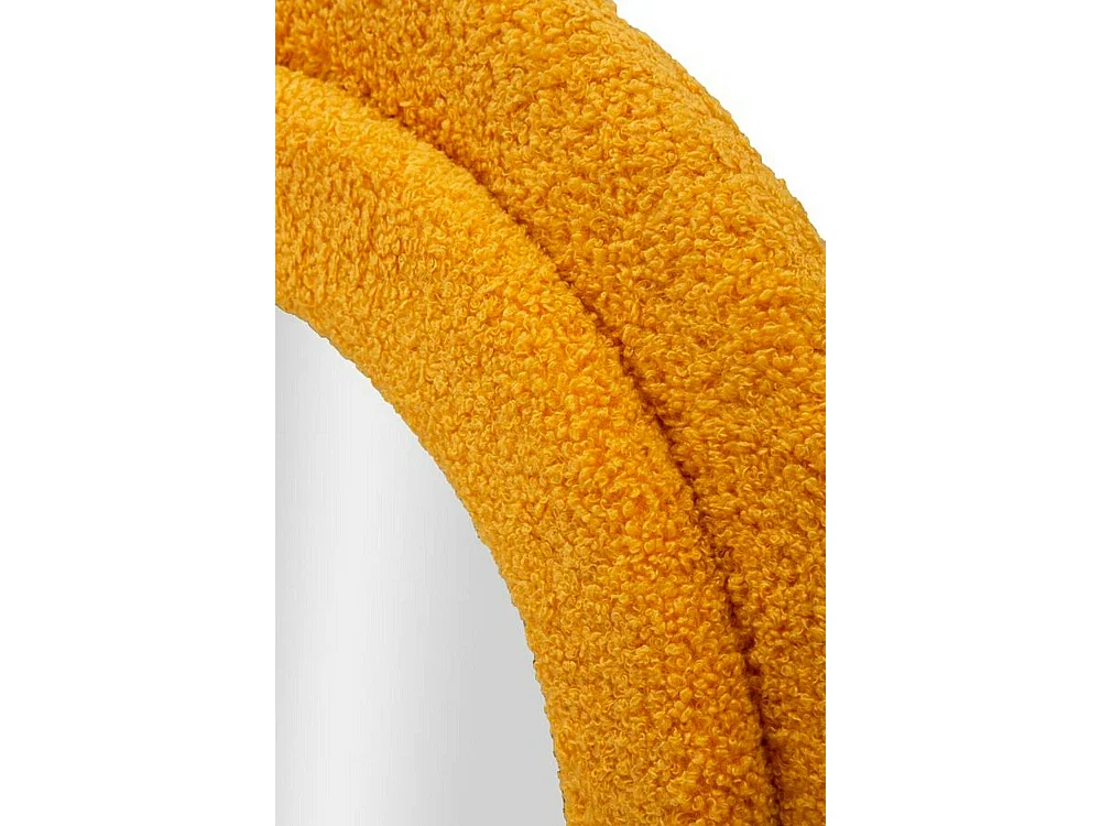 Miroir Bottarone, Structure en Bois Noble, 4x160h cm Jaune Ocre