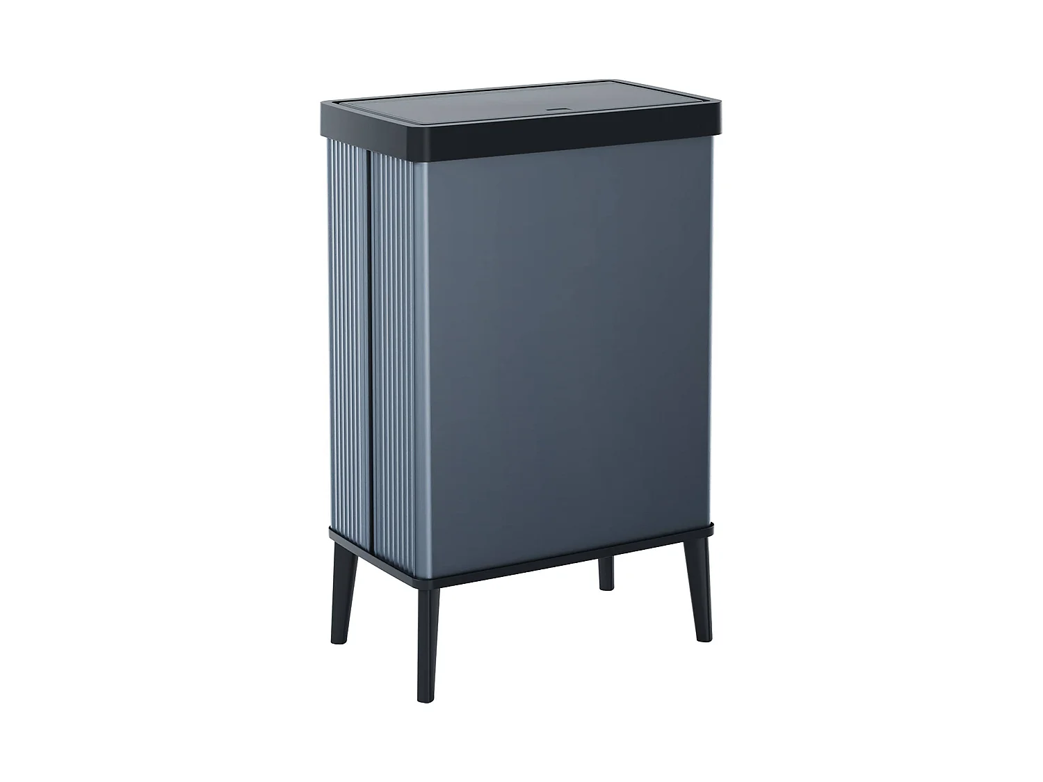 Poubelle Tofino, Capacité 54 L, 27x44x69h cm, bleu