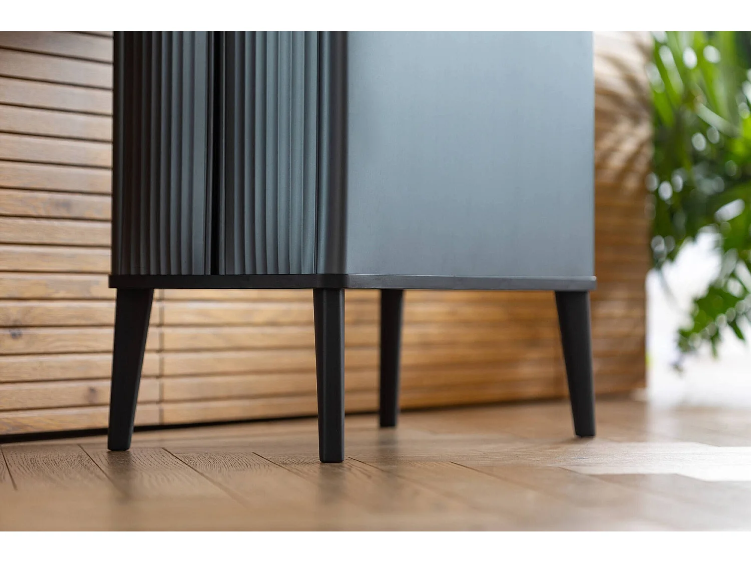 Poubelle Tofino, Capacité 54 L, 27x44x69h cm, bleu
