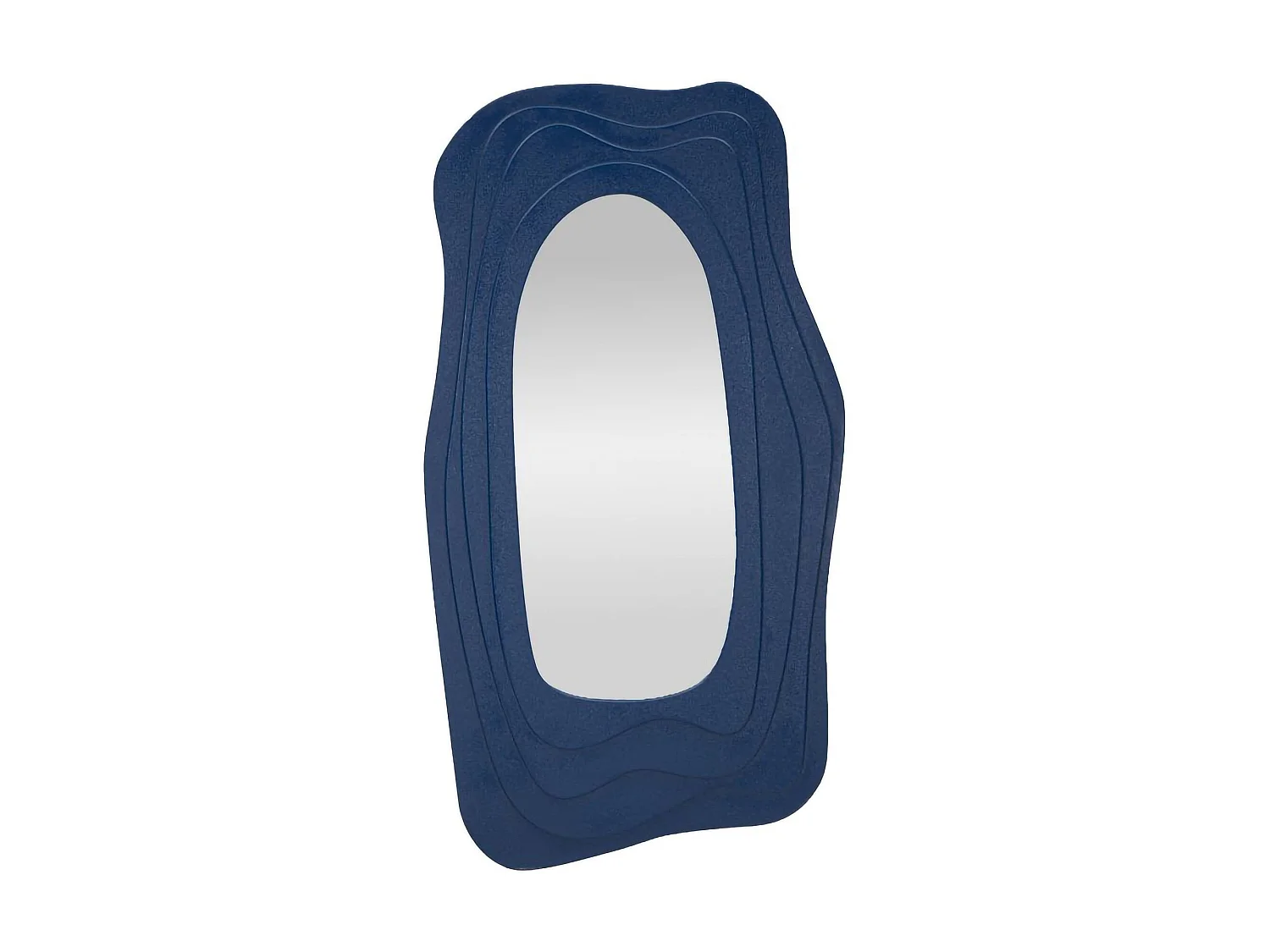 Spiegel Pregola, Materiaal: glazen frame, 90x165h cm blauw,