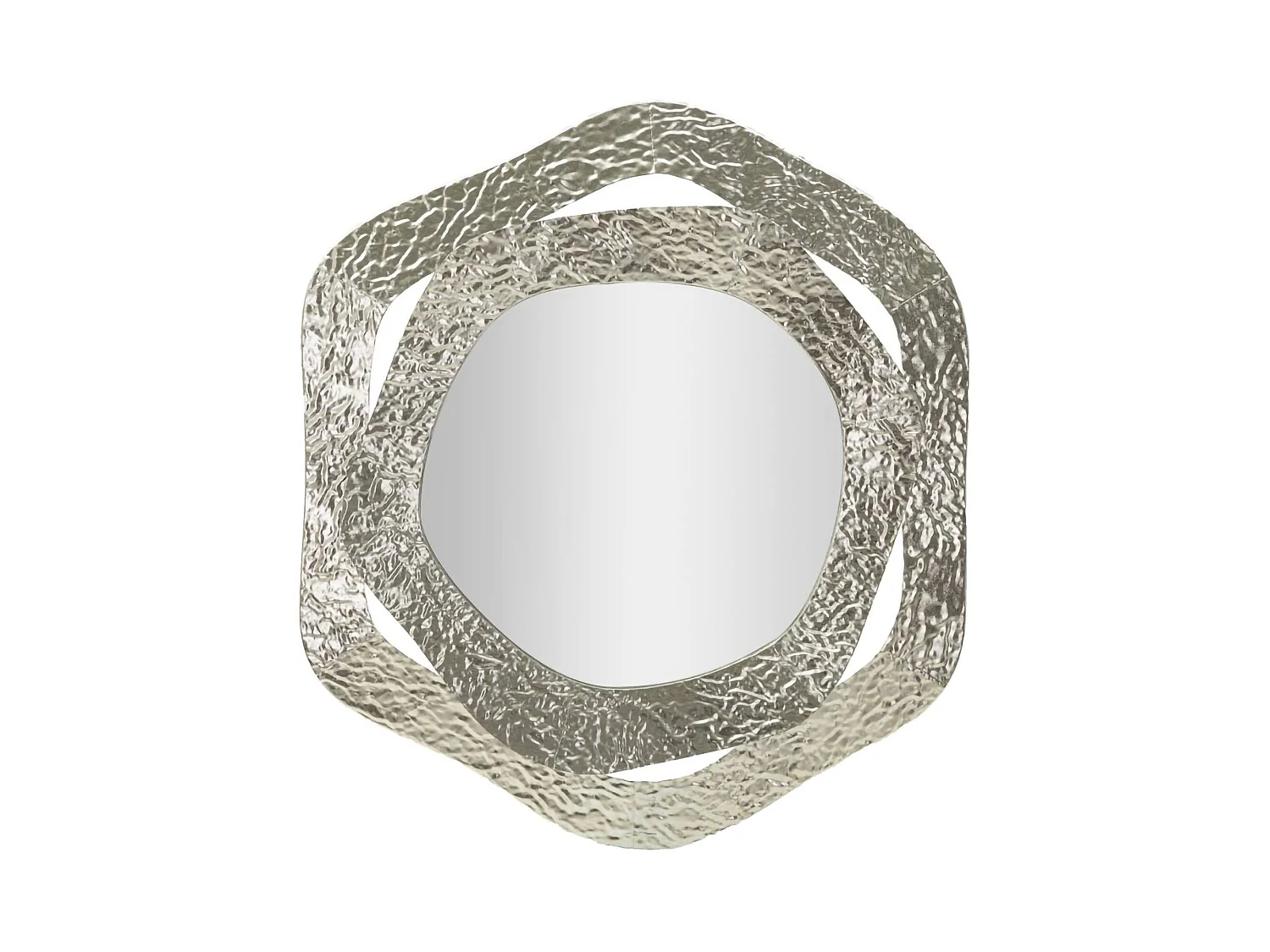 MIROIR Gerola, Structure métallique, 6x75h cm Argent