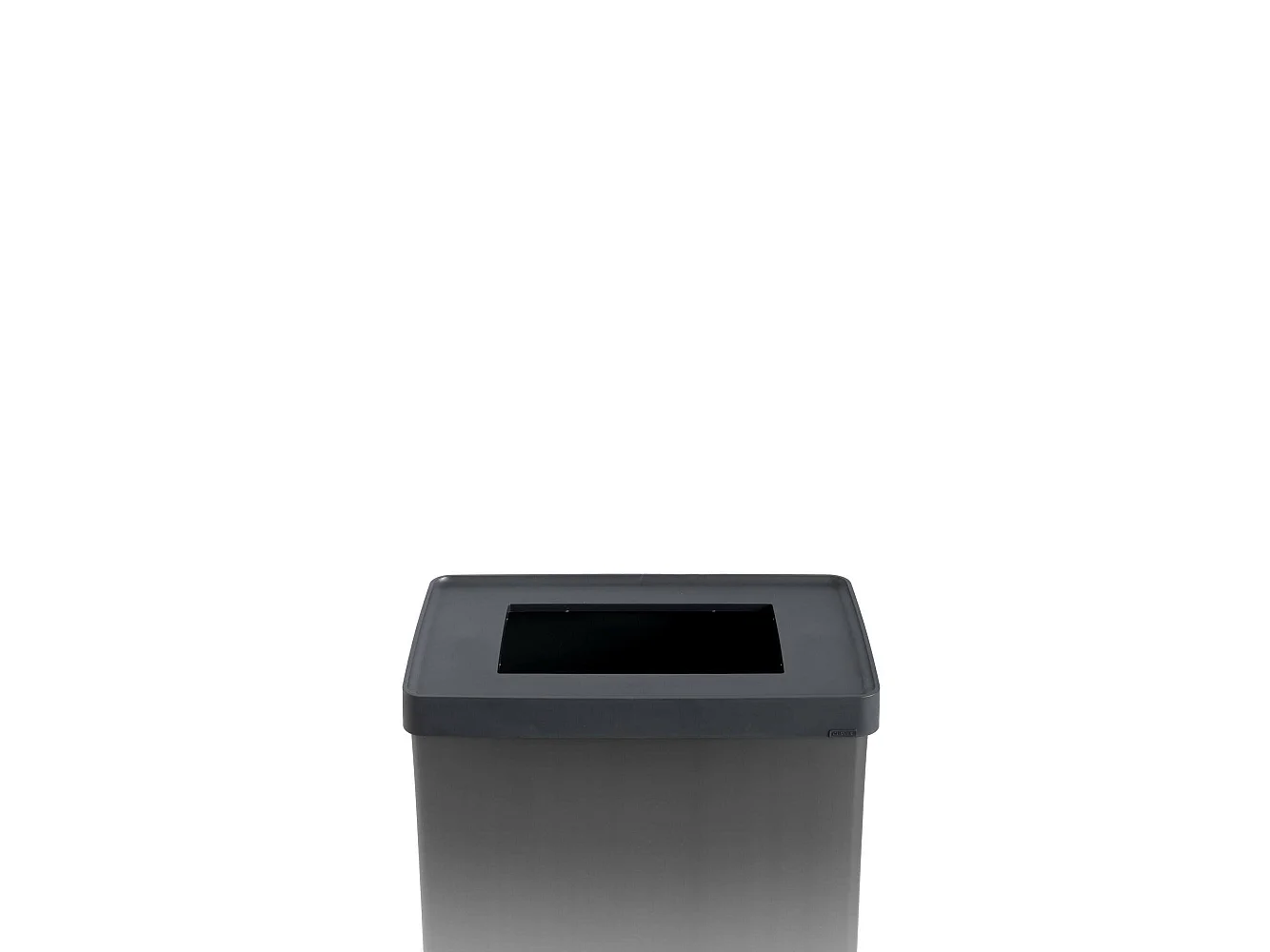 Poubelle Longueuil, Capacité 54 L, 27x44x69h cm Gris Foncé