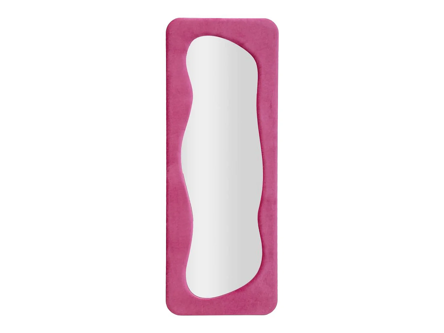 MIROIR Casciago, Structure en Bois Nobilité, 4x160h cm Rose Fuchsia