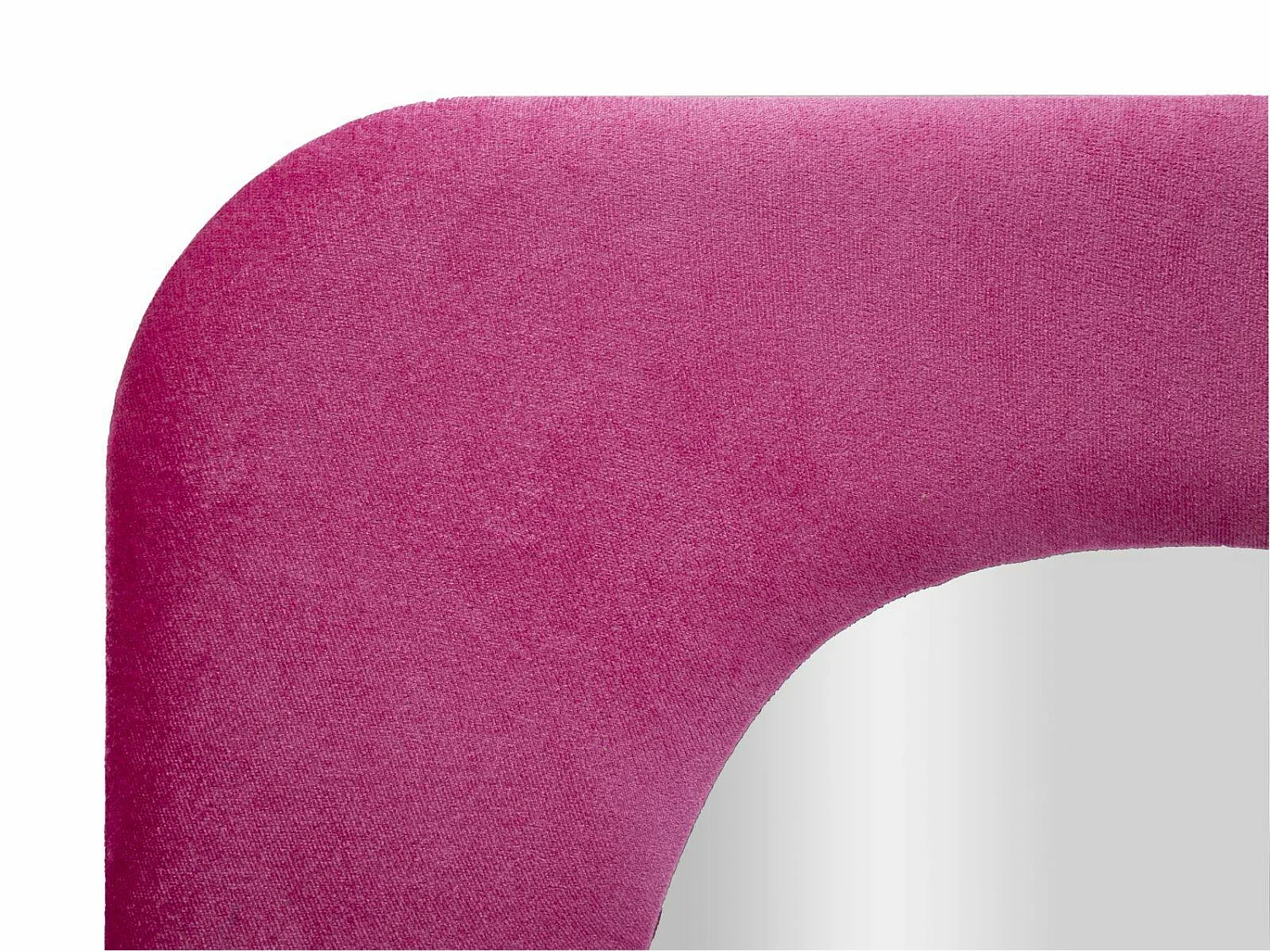 MIROIR Casciago, Structure en Bois Nobilité, 4x160h cm Rose Fuchsia