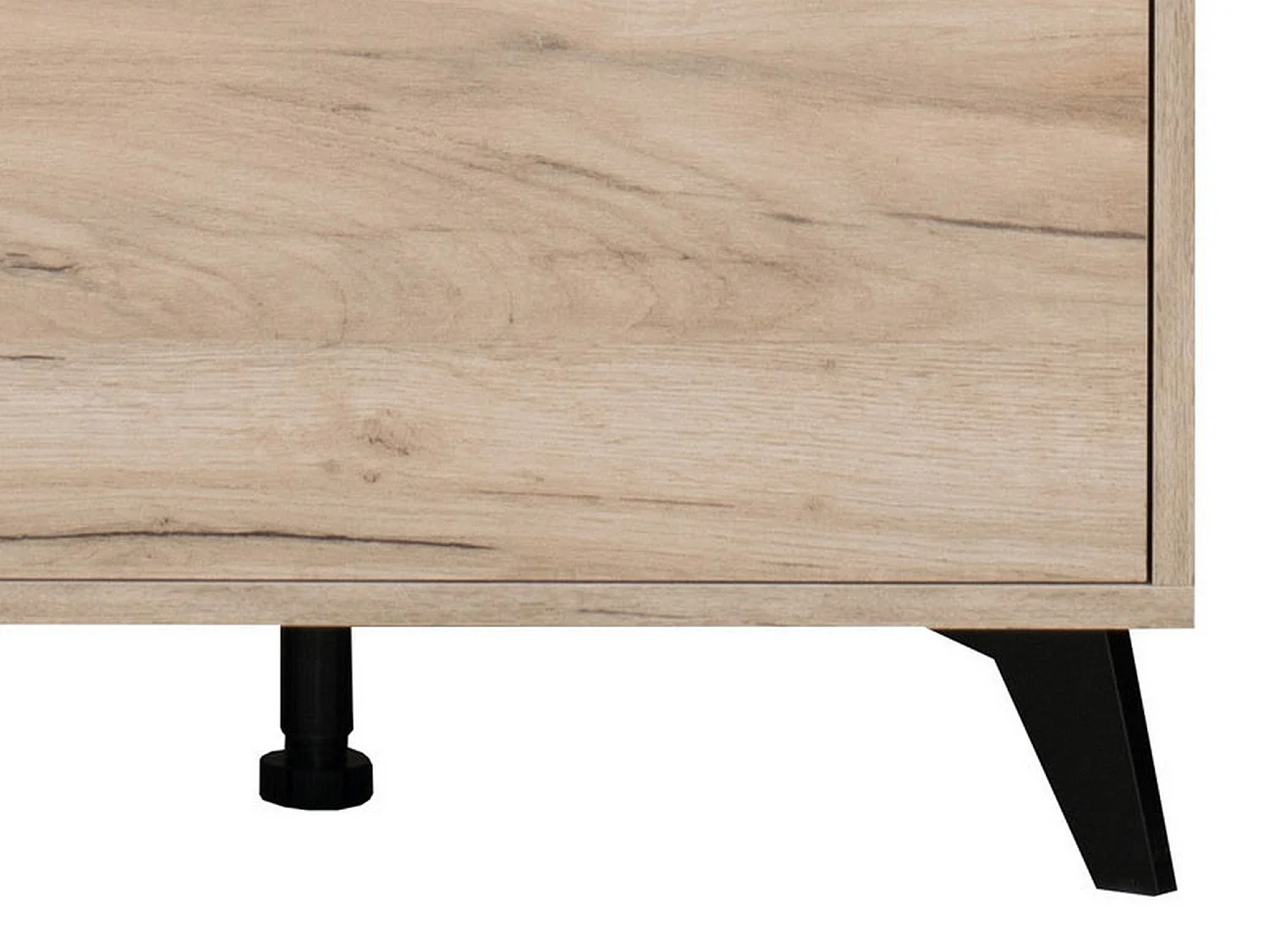 Mobile da Ingresso Lainate, un Ripiano, 68x35x53h cm Marrone Rovere, Un'anta, 2 Vani
