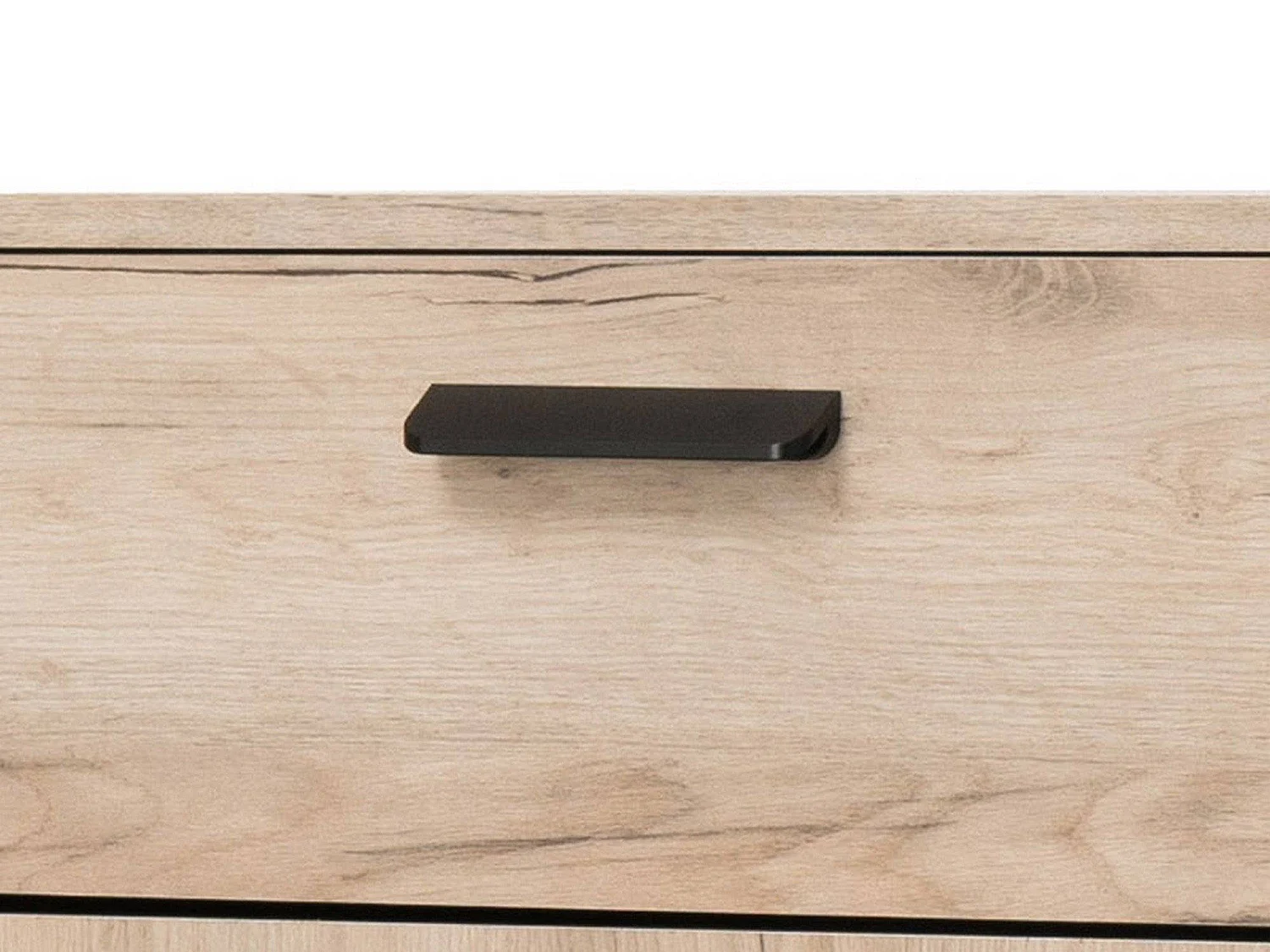 Garderobenschrank Sezzadio, eine Schublade, 54x35x101h cm Eiche Braun, 2 Regale, eine Tür