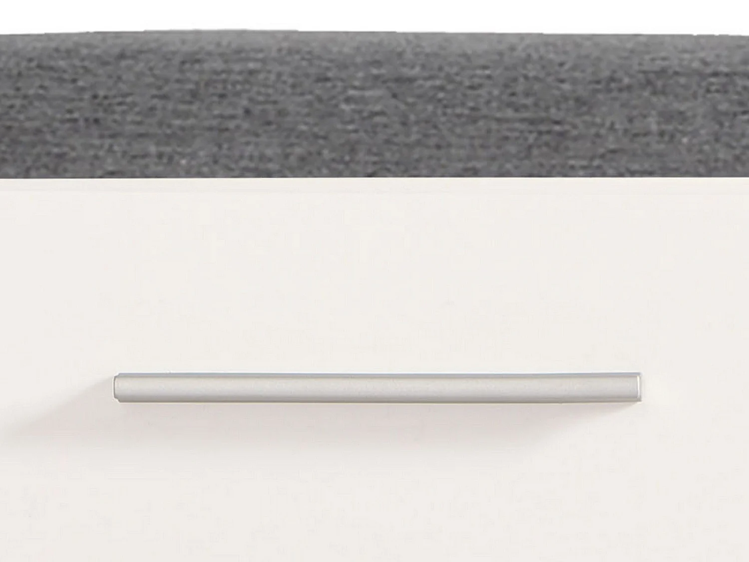 Eingangsmöbel Cannole, 1 Ablage, 79x35x45h cm, Weiß, 2 Türen, 2 Fächer