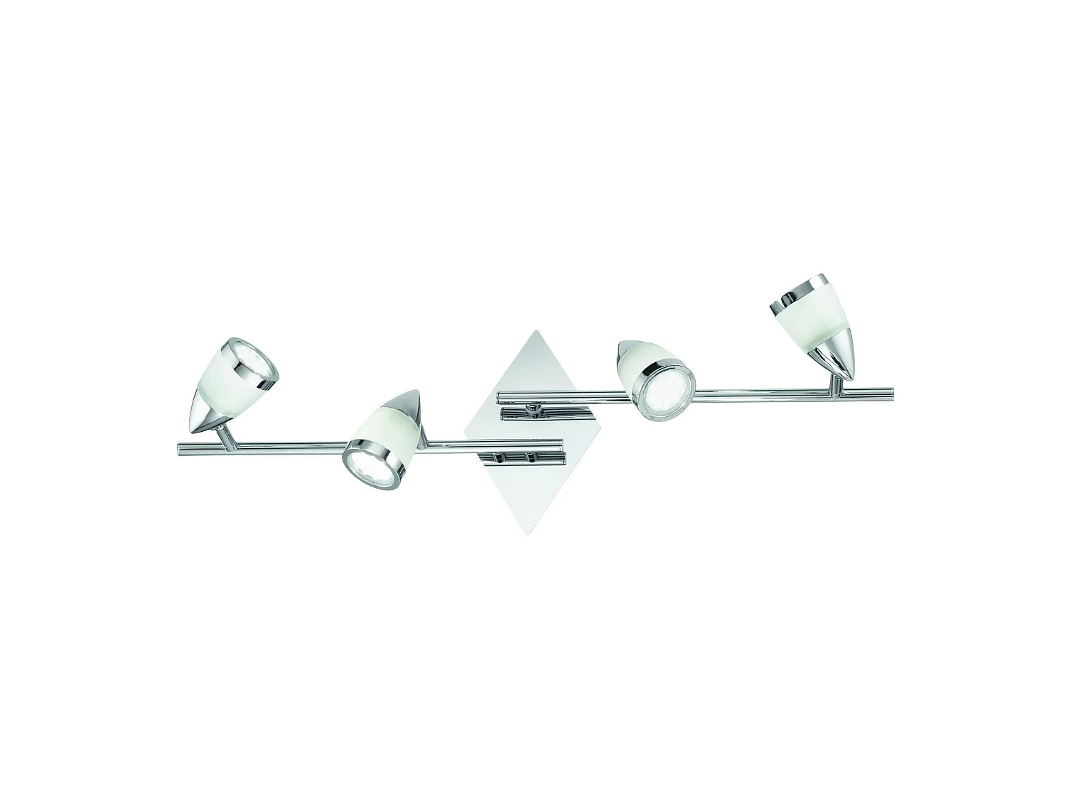 Lampada da Parete Sozzago, Dimmerabile, Argento, Indoor, Colore Struttura Bianco