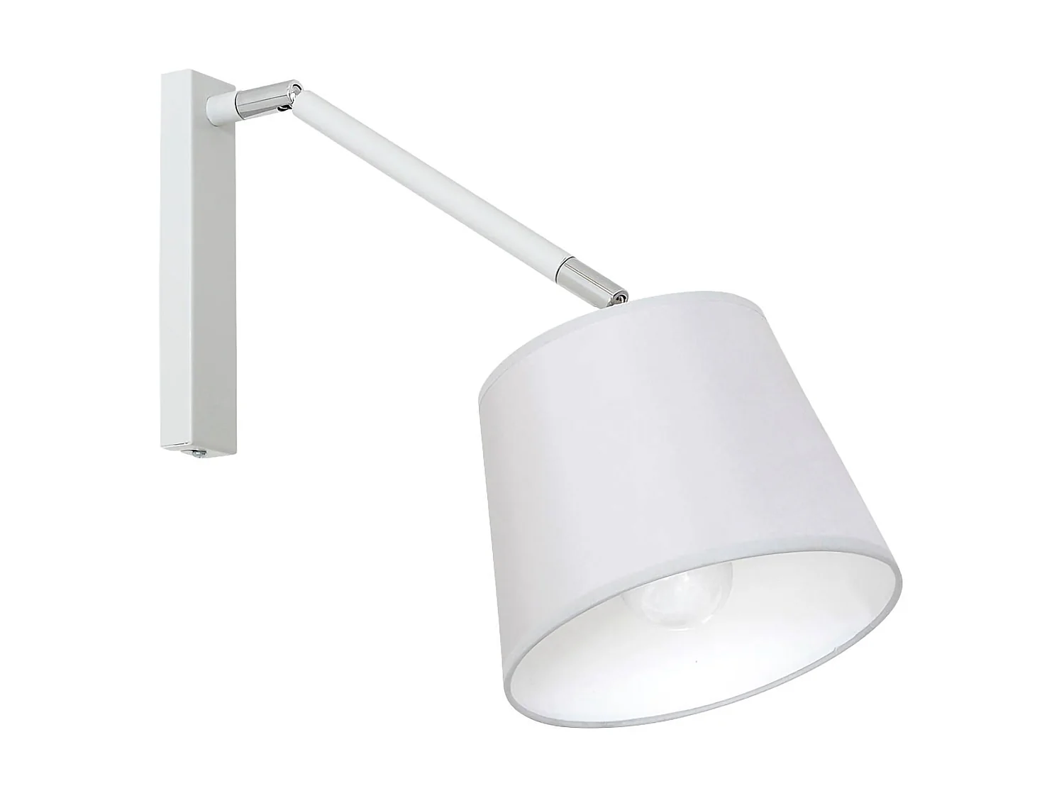 Lampada da Parete Grosio, Materiale Aplique in Metallo, Bianco,