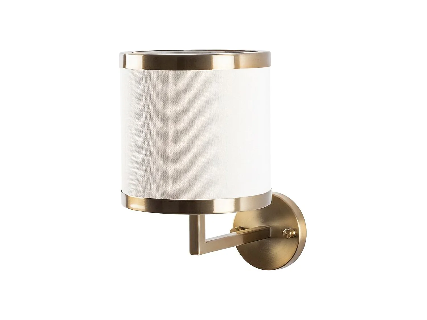 Lampada da Parete Ferriere, Attacco e 27 max 40 w, Beige, Indoor, Colore Struttura oro