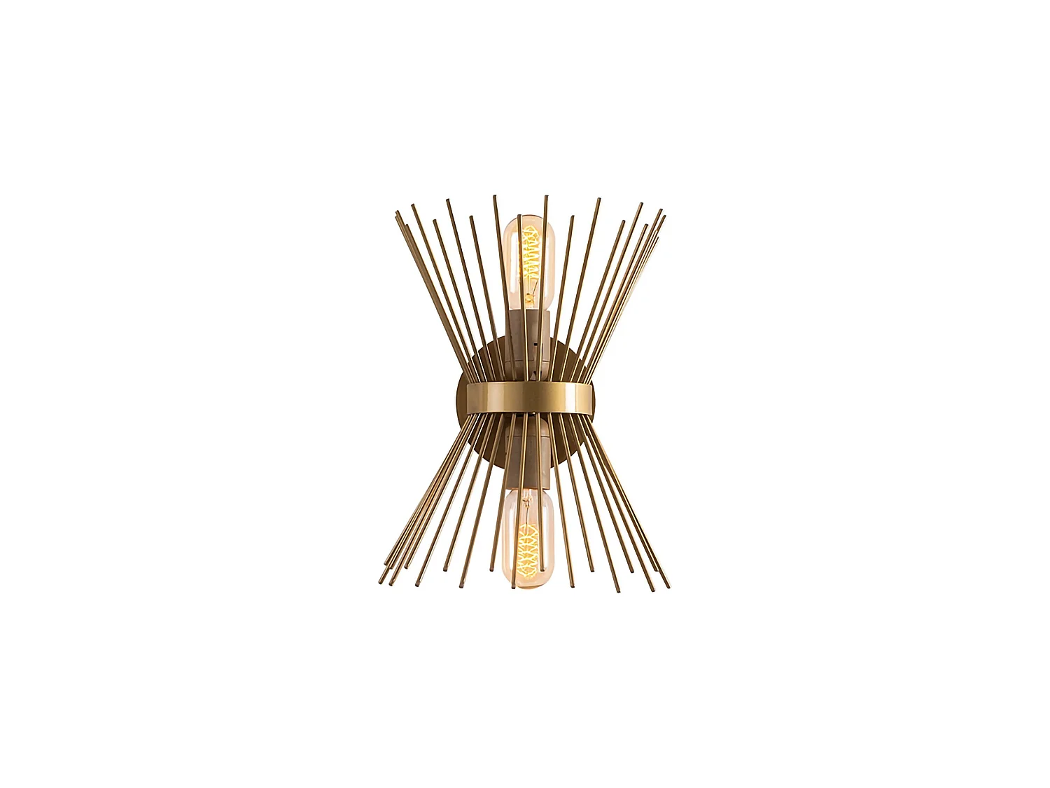 Lampada da Parete Catola, Attacco e 27 max 40 w, oro, Indoor, Materiale Aplique in Metallo