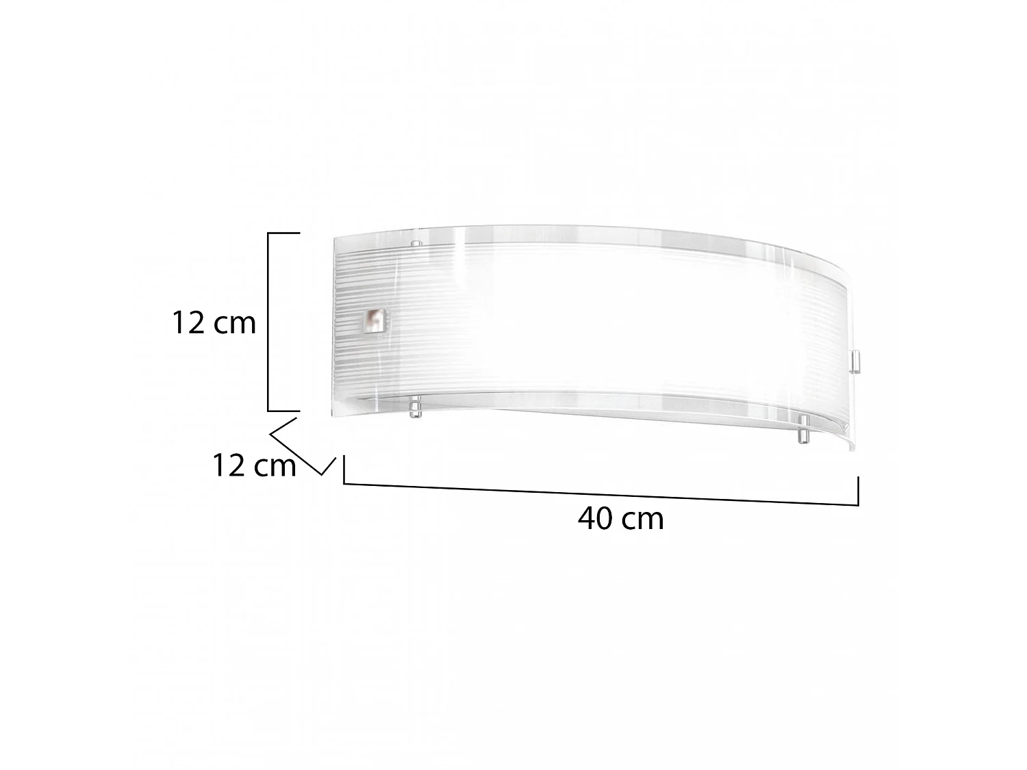 Lampada da Parete Maniago, Dimmerabile, Bianco, Indoor, Classe Energetica a