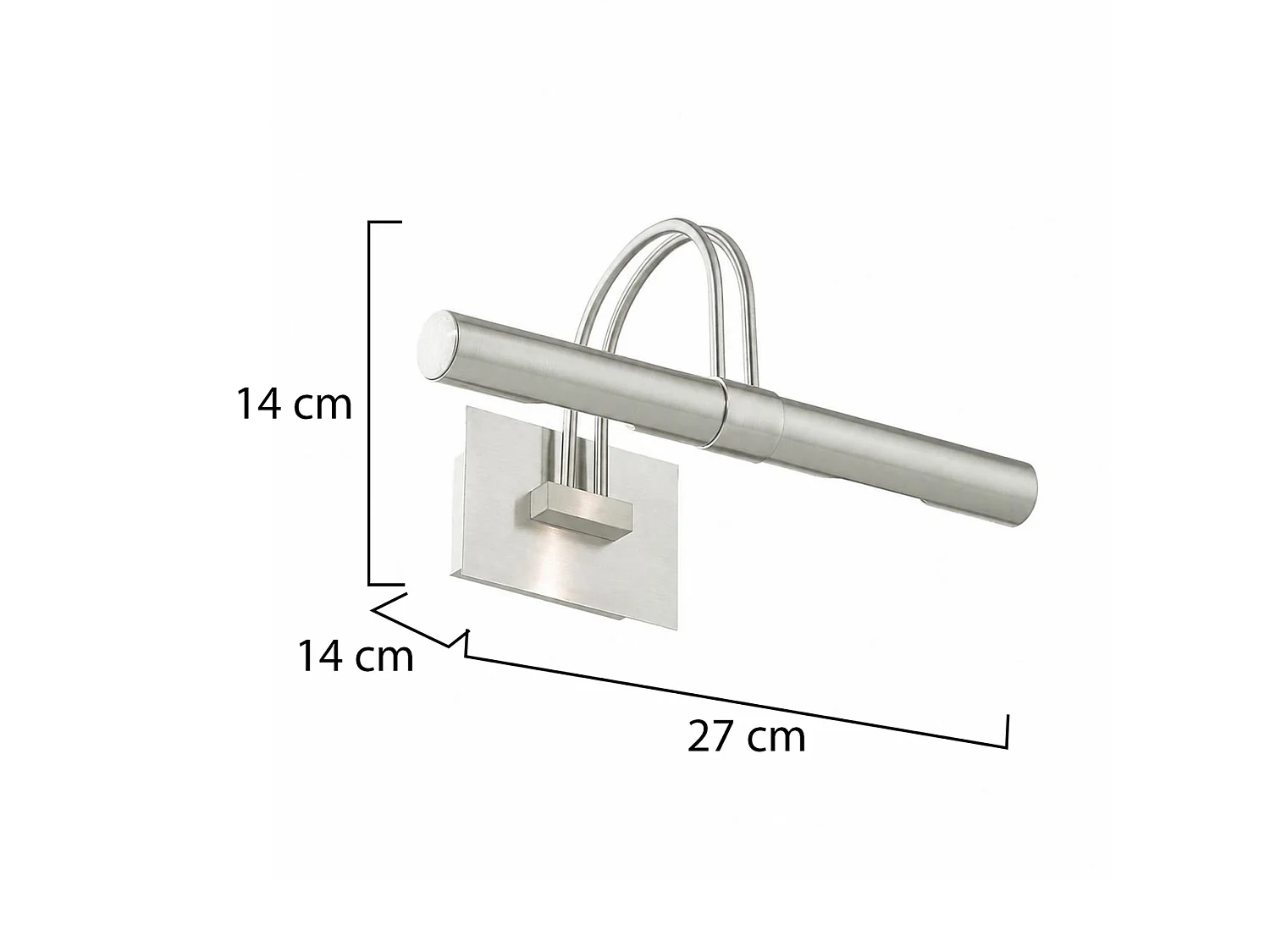 Lampada da Parete Lerrone, Argento,