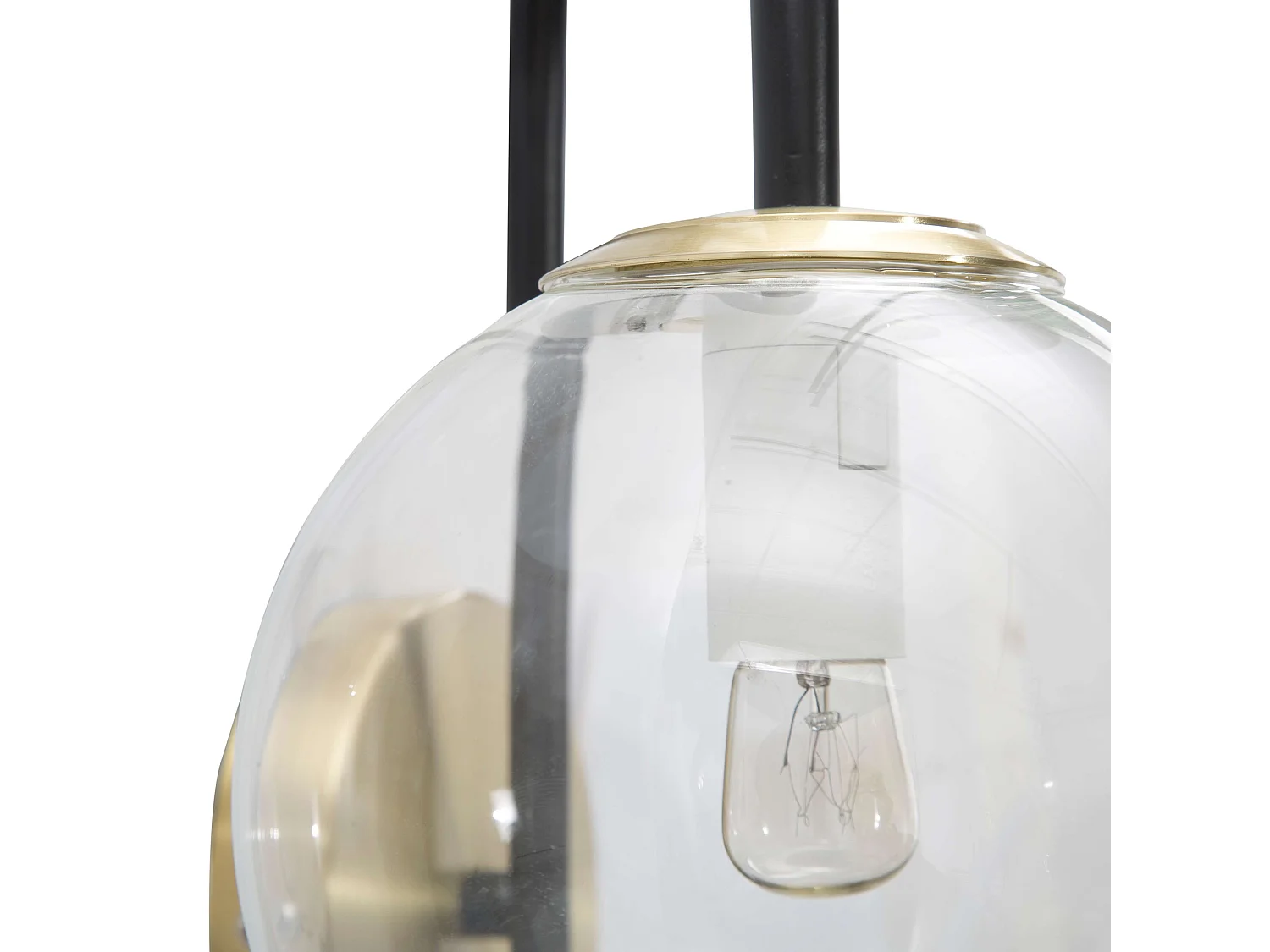 Lampada da Parete Buzios, Necessarie 2 Lampadine, Nero, Attacco e14, Indoor
