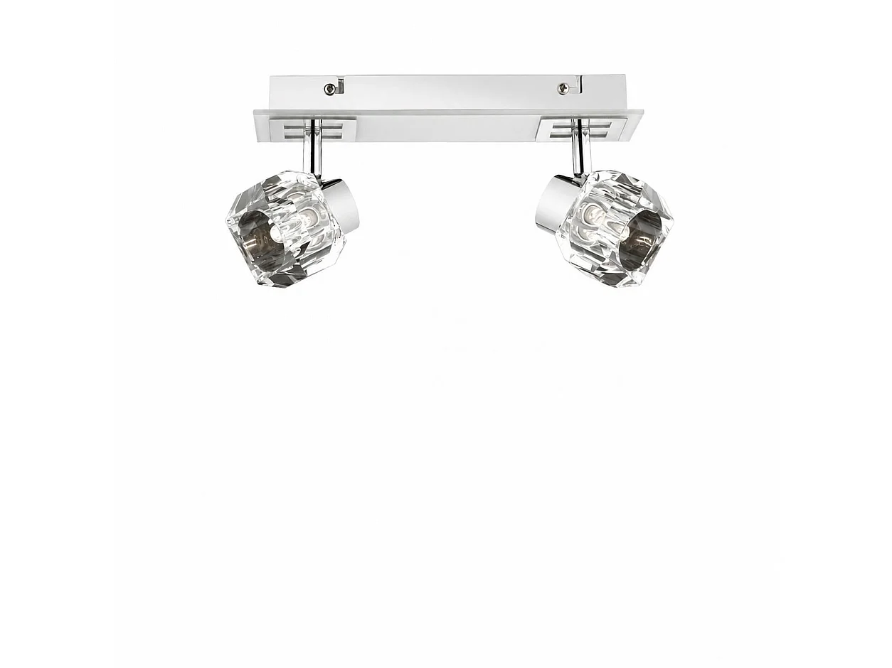 Lampada da Parete Segnate, Materiale Aplique in Metallo, Trasparente, Materiale Struttura in Vetro
